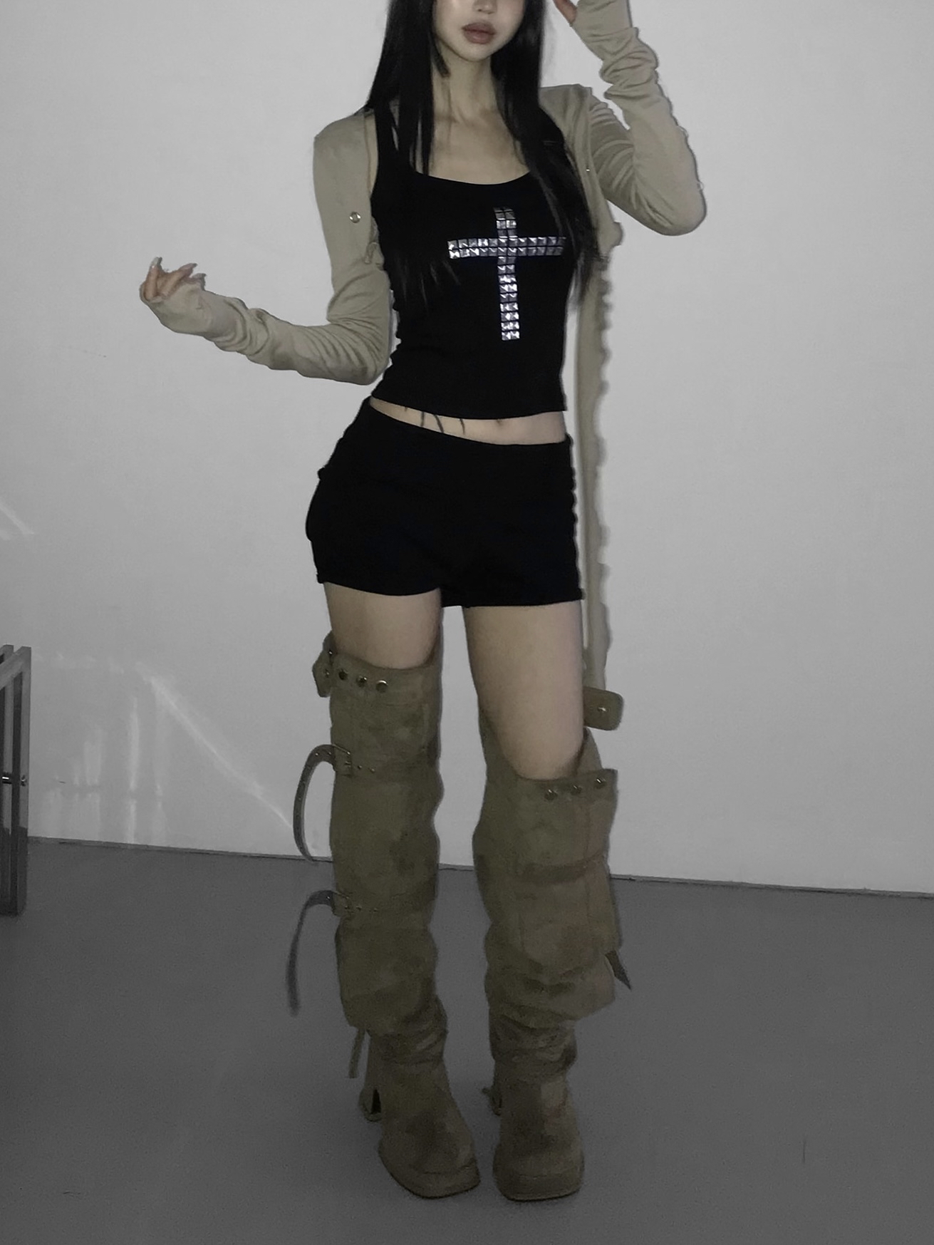 Cross Crop Sleeveless