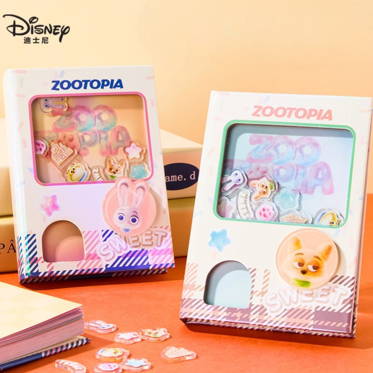 瘋狂動物城解壓扭蛋機筆記本