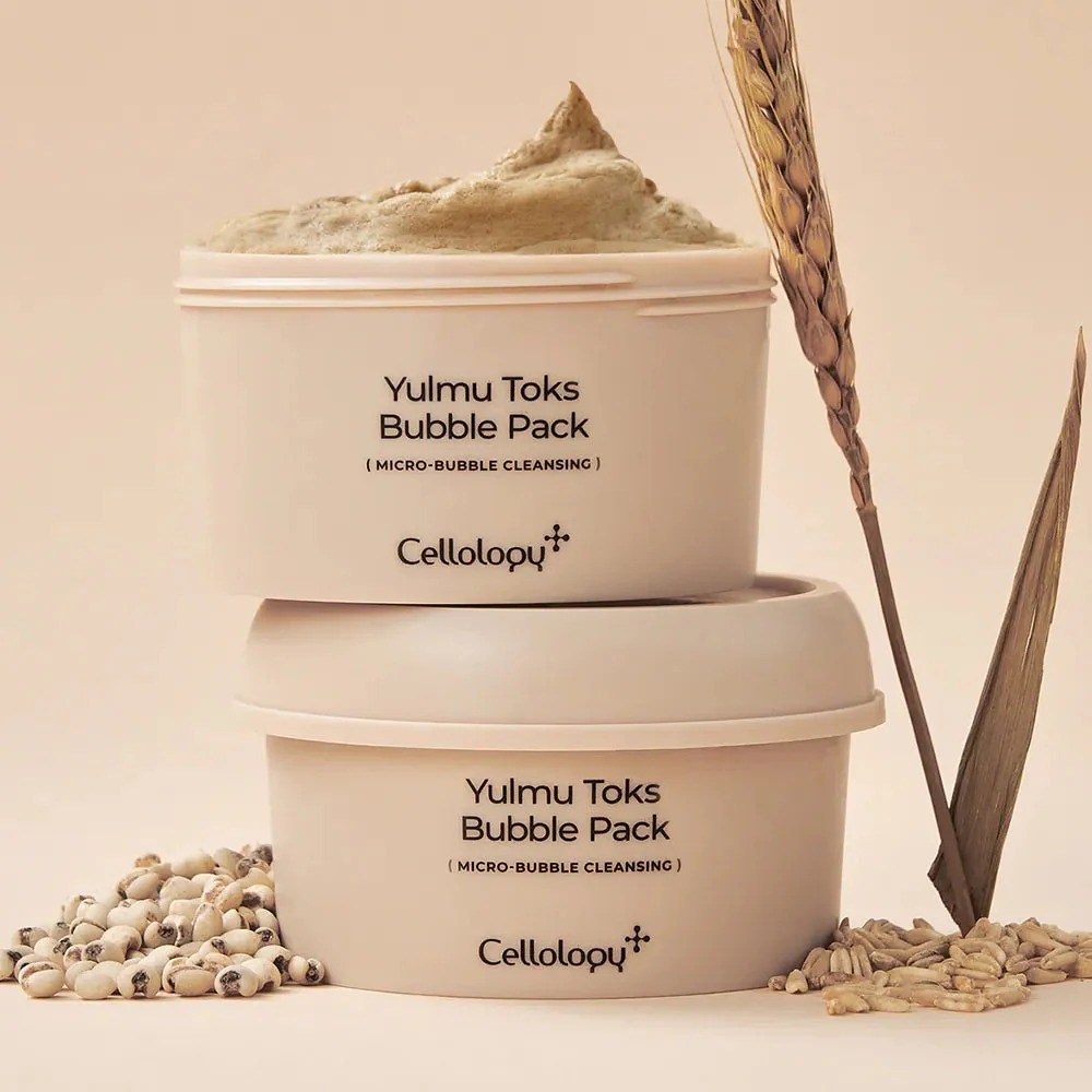 Cellology YULMU薏仁泡泡淨化潔面膜 100g (訂貨4-7天)
