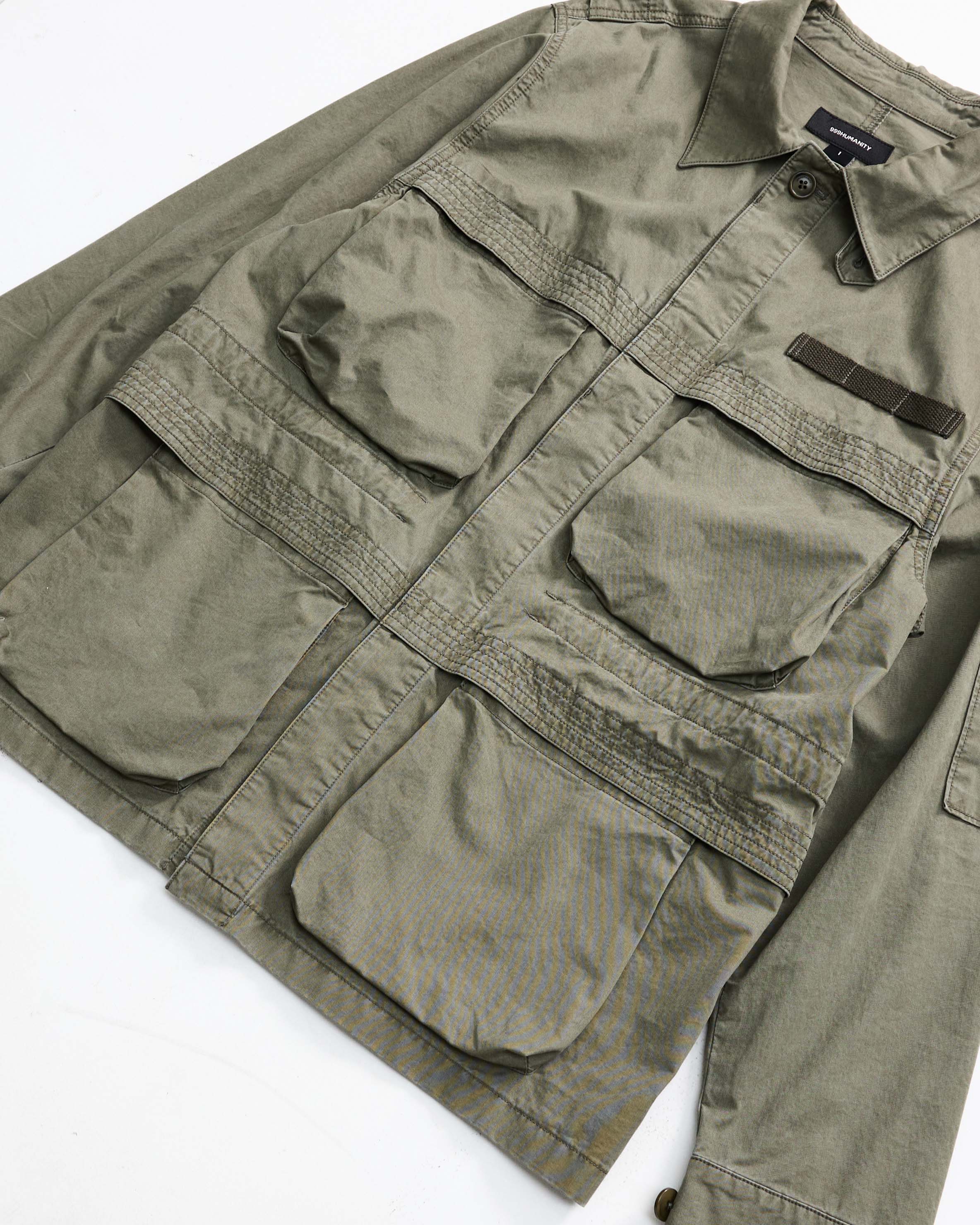 999HUMANITY - ADVENTURE WASHED WORK JACKET (KHAKI)