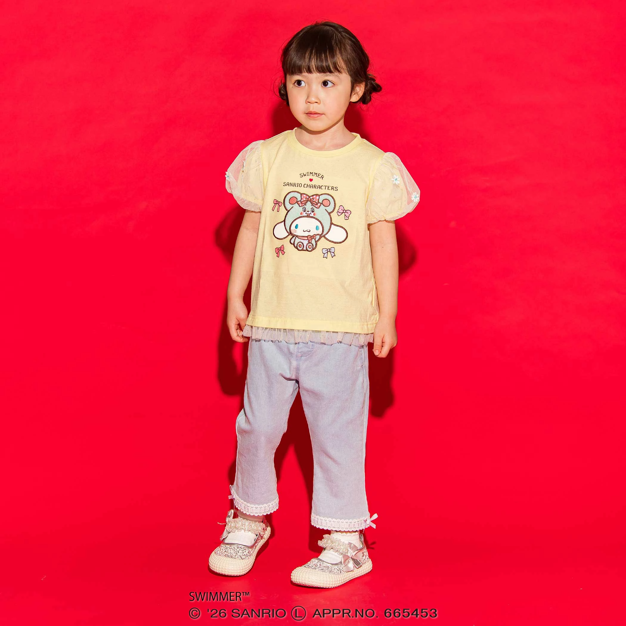 🆕【⭐訂購⭐】🌀 🇯🇵 日本直送 SWIMMER x #Sanrio 蕾絲泡泡袖 剌繡短袖Tee［3款選］🌀 [ELCA-0266][260416]