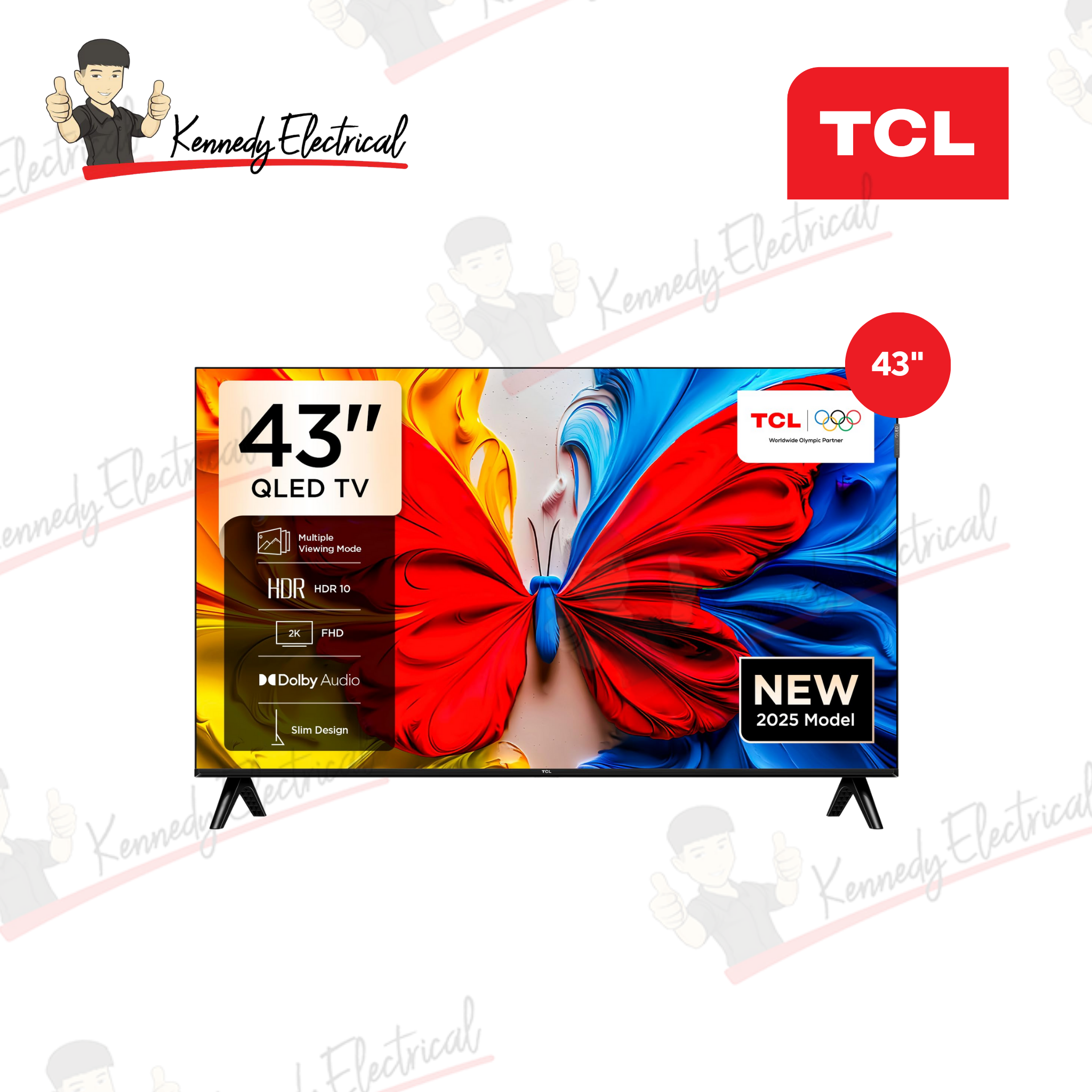TCL 43" S5K Series 2K FHD Google TV (43S5K)