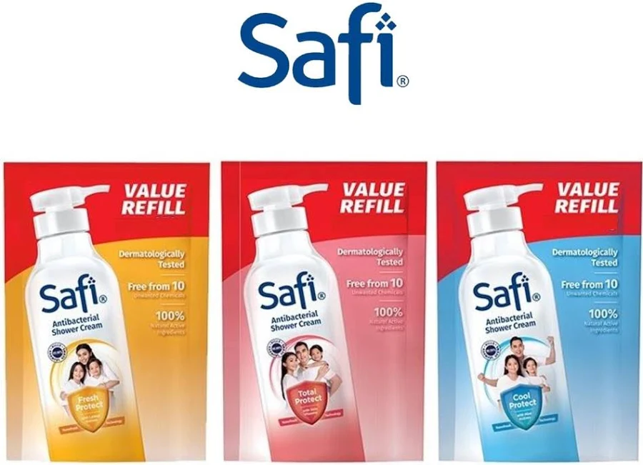  SAFI Antibacterial Shower Cream REFILL 450g