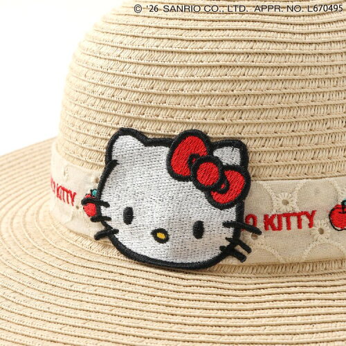 🆕【⭐訂購⭐】  日本直送🌀#Sanrio 可愛刺繡貼布 絲帶 遮陽帽［2款選］🌀[ELEA-0007][260601]