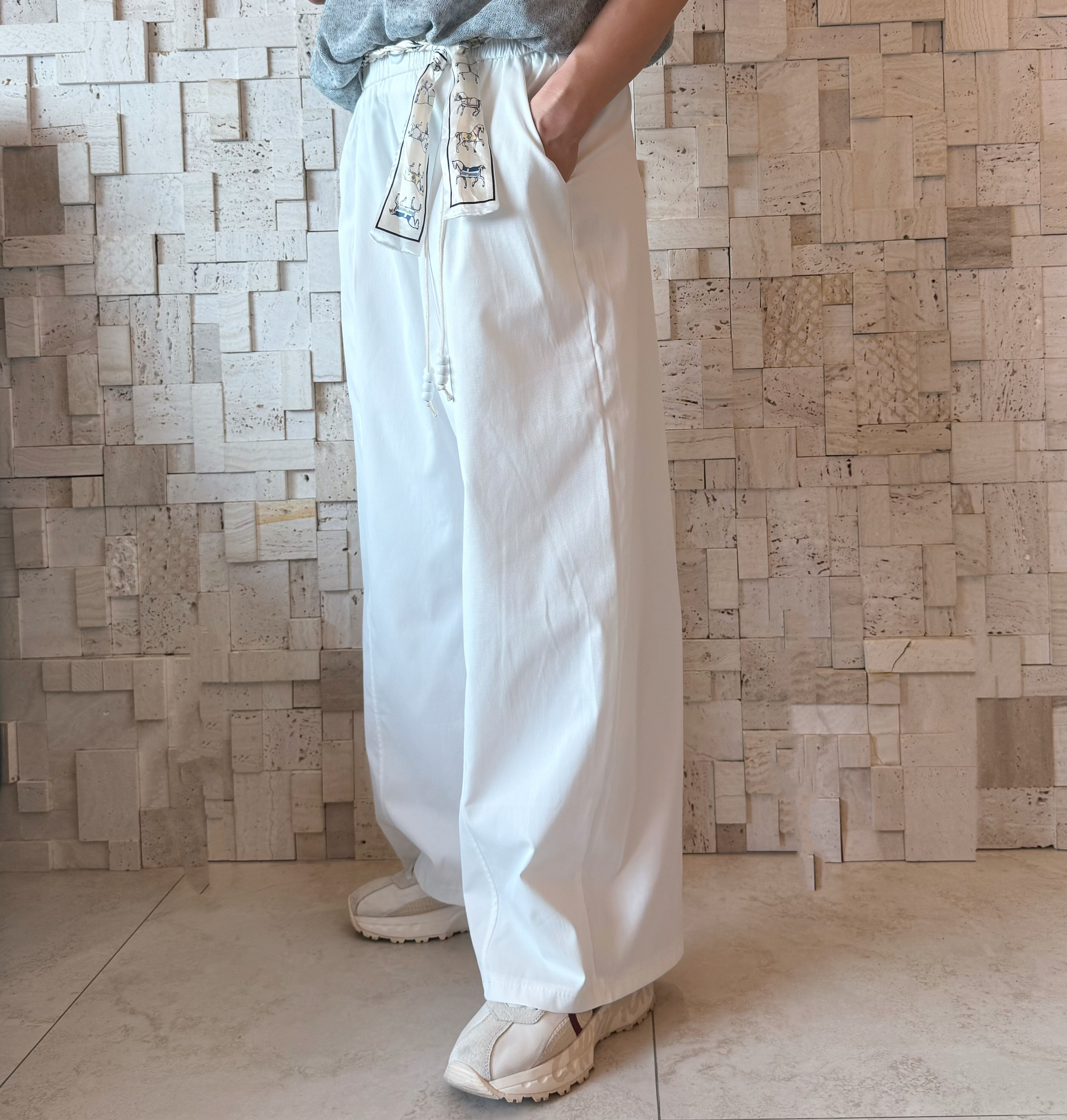 B00567 薄料滑身百搭闊褲✨ 