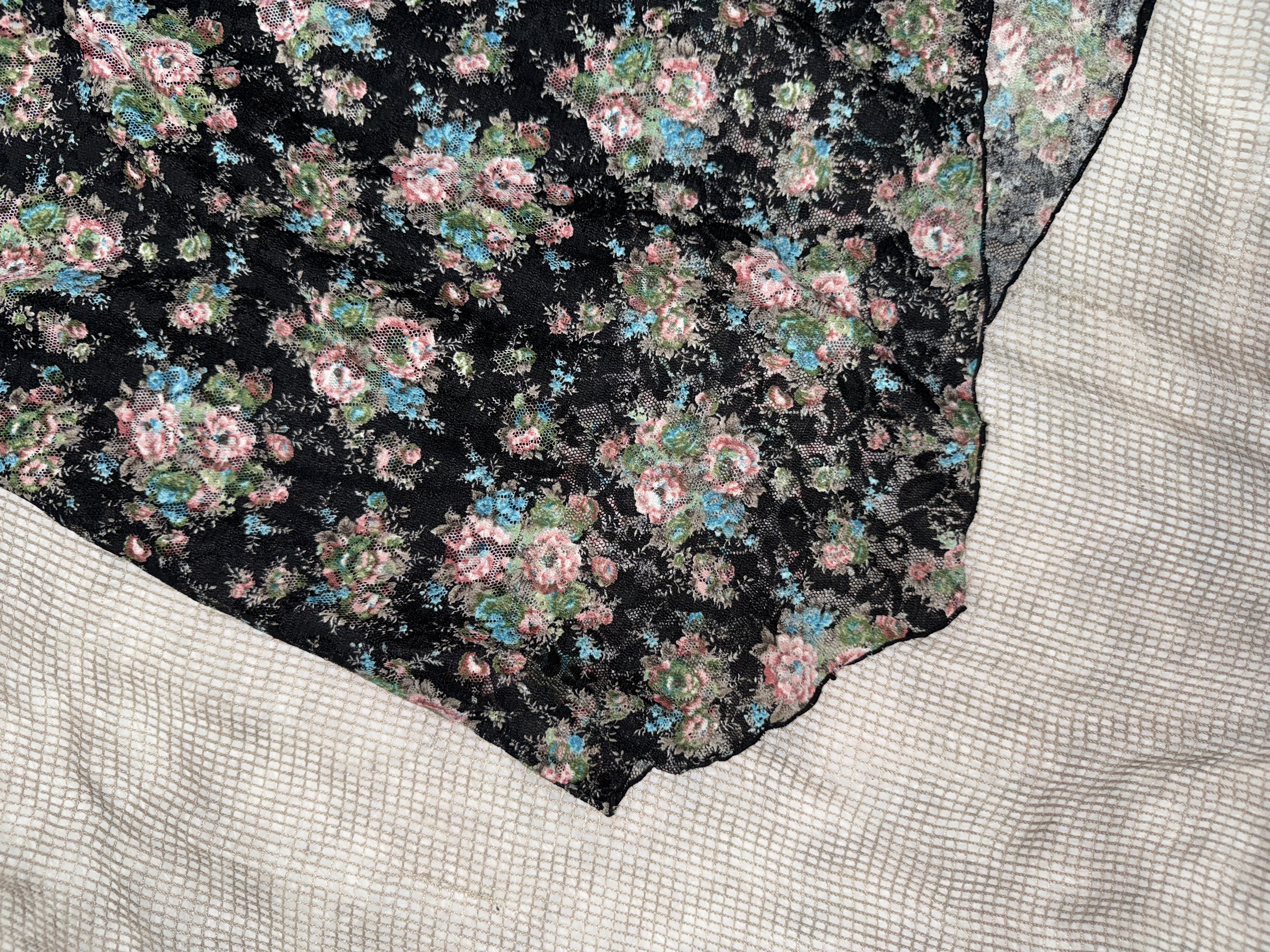 Vintage Floral Slip Dress with Tie Detail