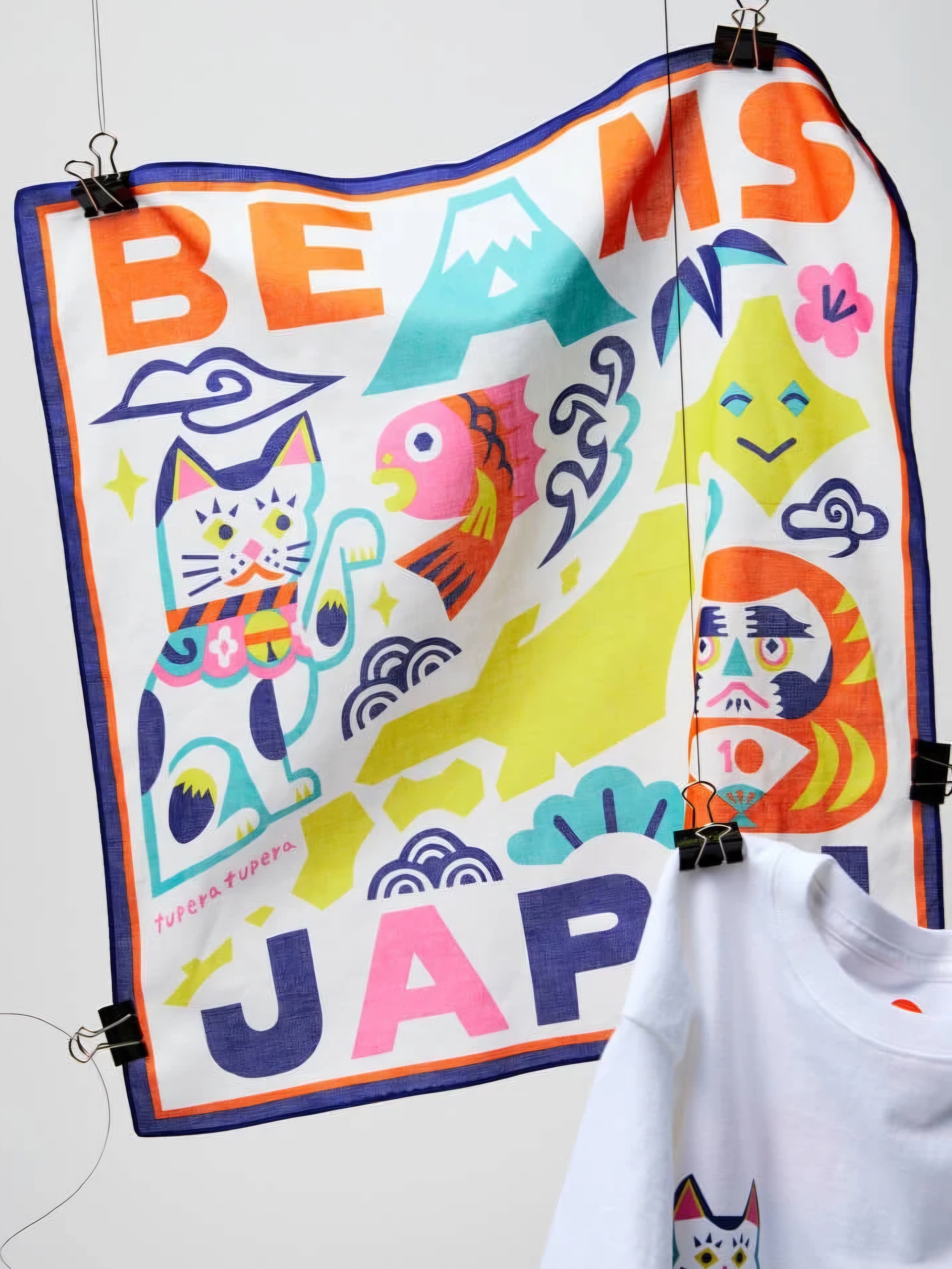 【日本🇯🇵 限量發售】【✨️BEAMS 50 週年系列✨️】 【四方巾】