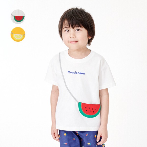 🆕【⭐訂購⭐】🇯🇵日本直送🌀西瓜/檸檬 立體口袋剪裁 短袖 tee［2款選］🌀[ELCA-0246][260426]