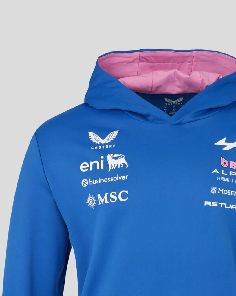 Castore F1 Alpine 車隊 2026 官方 Team Full Zip Hoodie TU14474