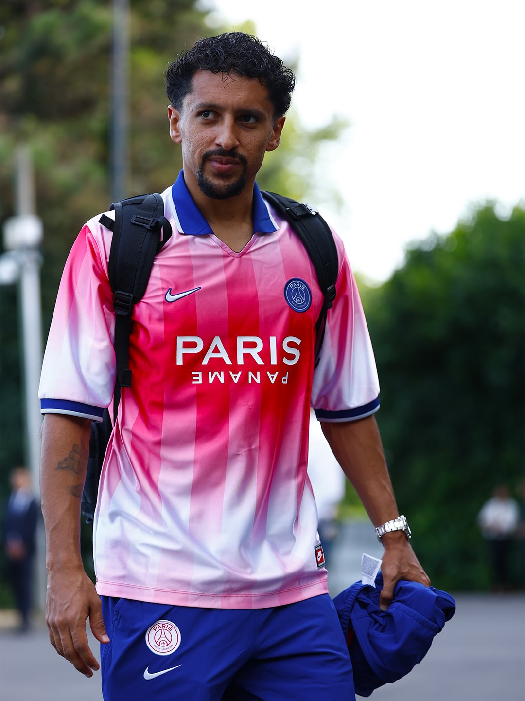 Nike PSG 巴黎聖日門漸變粉紅Energy短袖上衣 IO3451-679