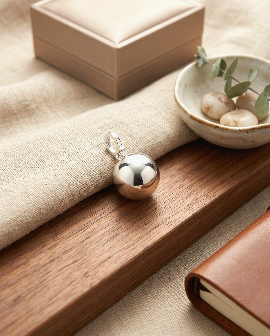 S925 - EP0020 Ball Pendant