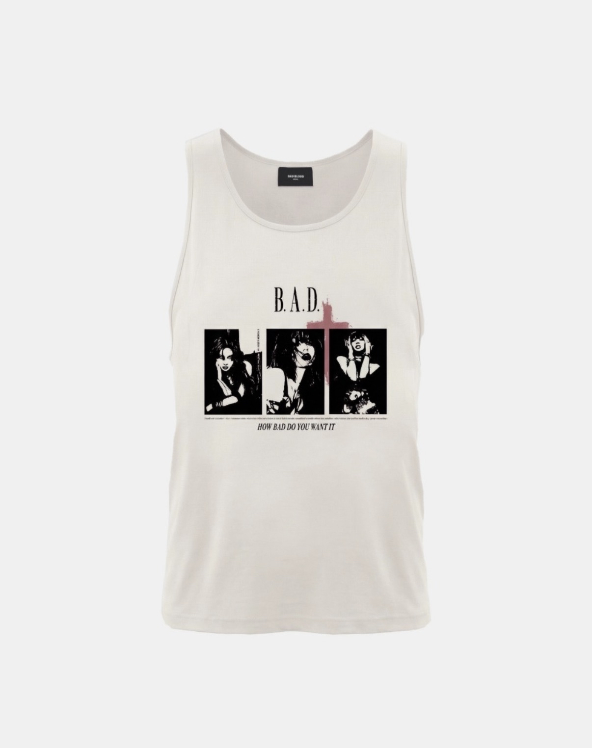 BADBLOOD[w-tnk26-032] B.A.D. Trinity Girls Tank - White