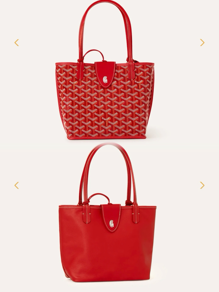 Goyard Anjou mini (手袋配有Croc Universel 皮革安全扣）
