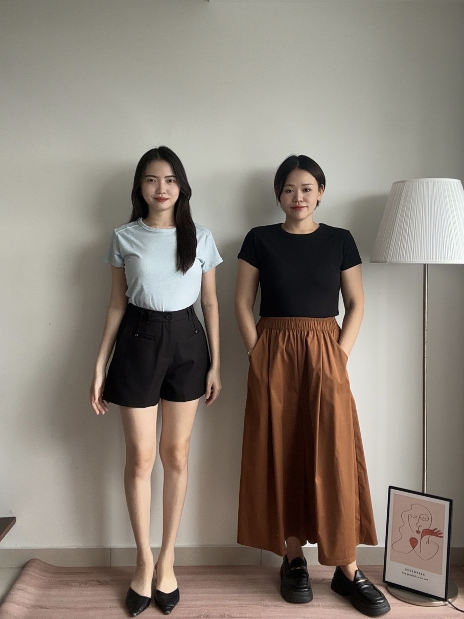 T4291 Short Sleeve Casual Tee - 6 Colors 