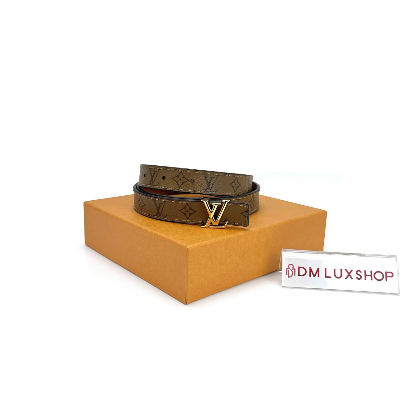 LV Reverse Monogram Iconic Reversible Belt 20mm GHW
