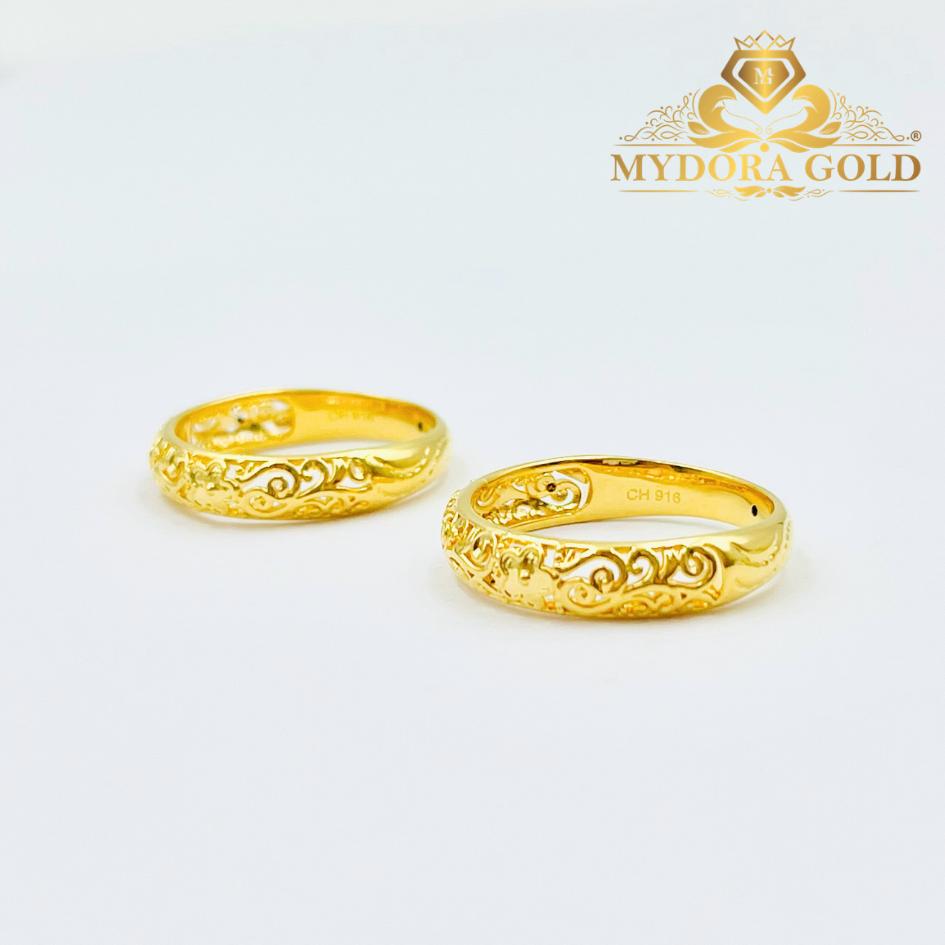 MYDORA Cincin Mini Kuntum Jawa (5G) l EMAS 916/22K