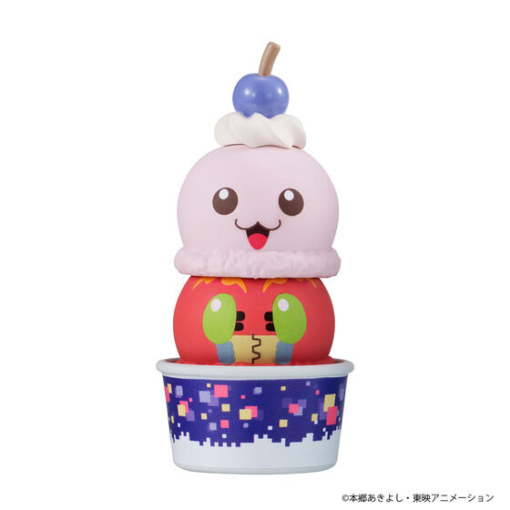 (預訂訂金 $200) (總價 $430) MegaHouse Tsumichen Digimon Adventure 數碼暴龍 雪糕造型公仔 (原盒8盒) (1套8款) (行版)