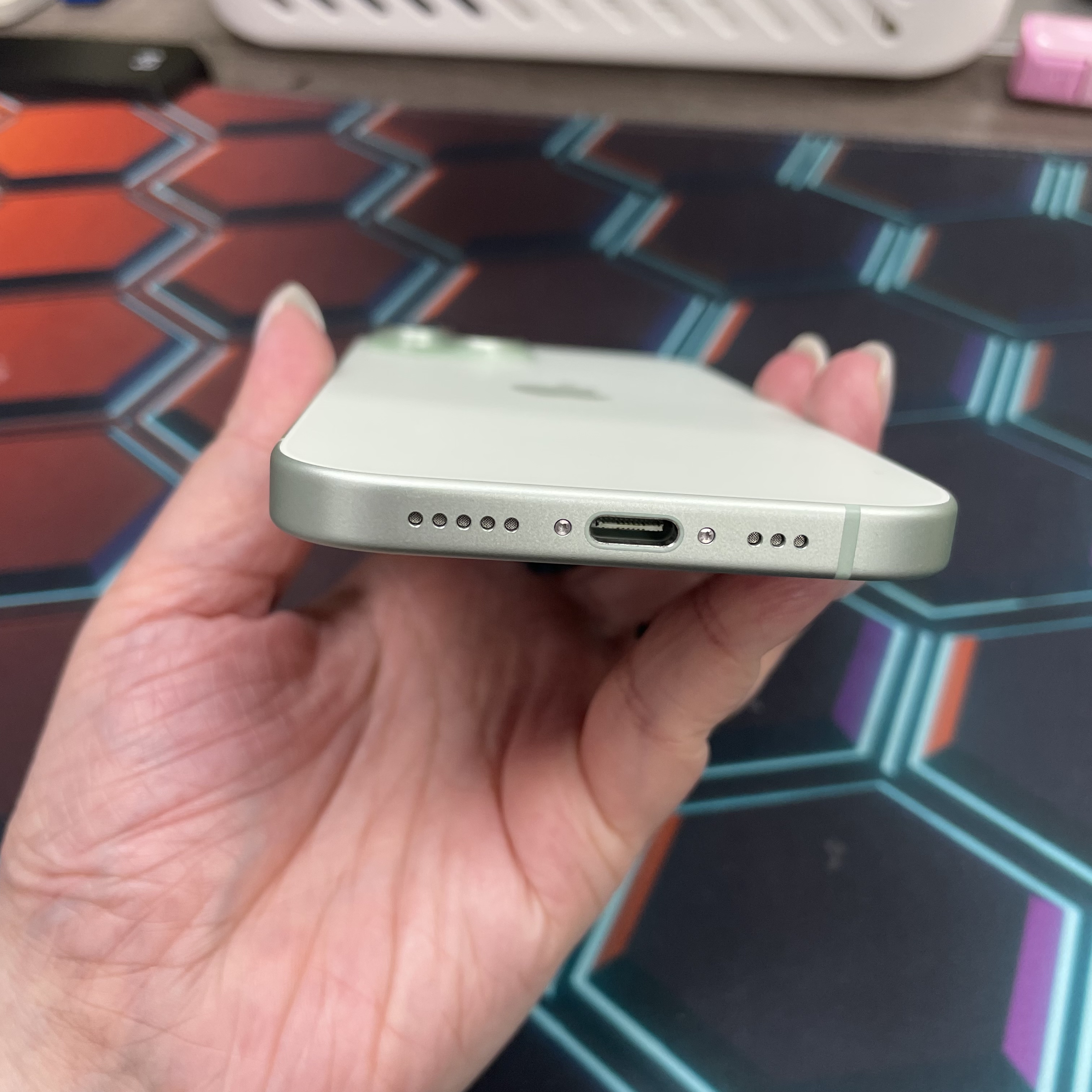 *6644 15 超靚機 128GB 電94 綠色 green