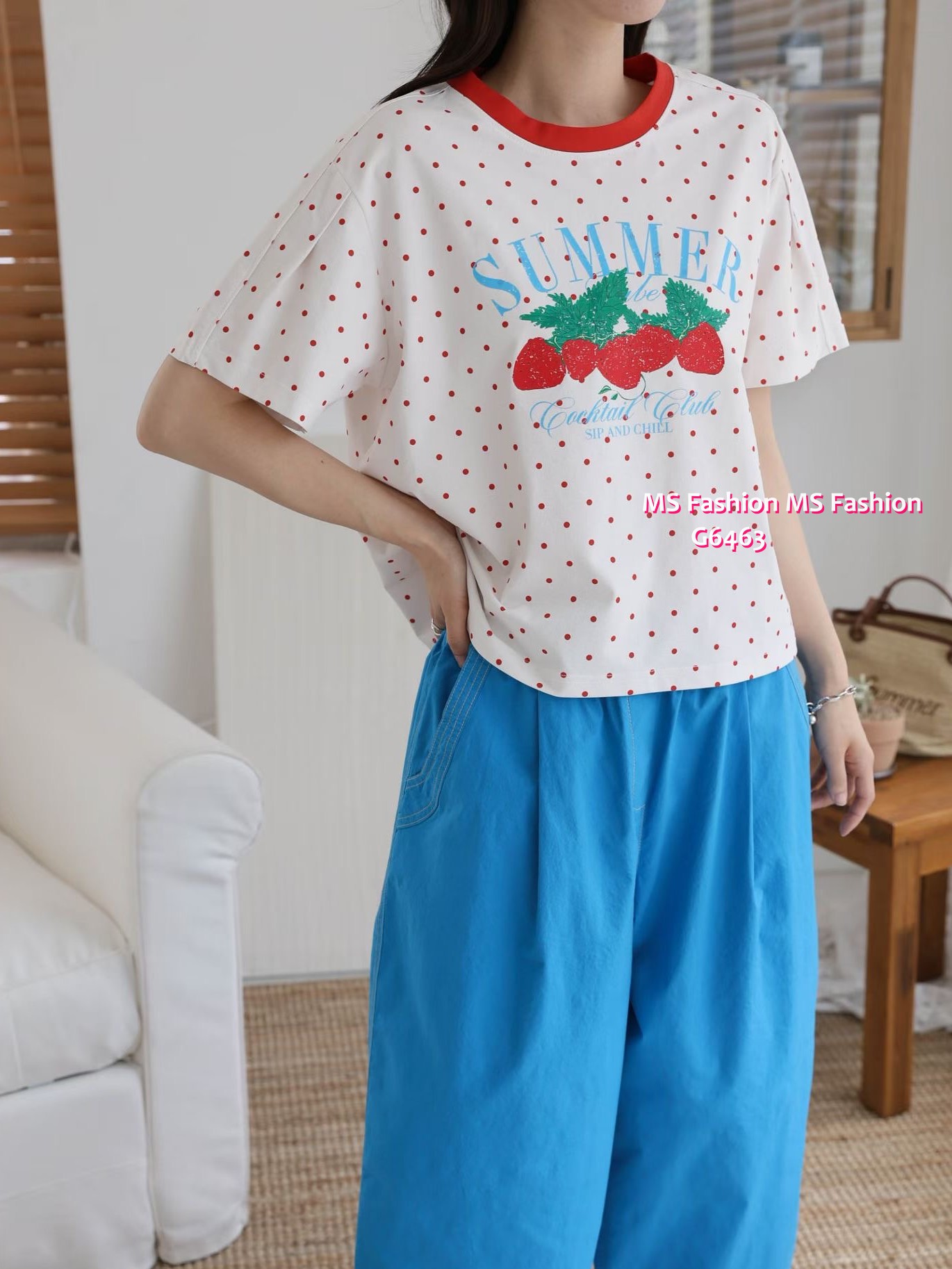 G6463 波點士多啤利top
