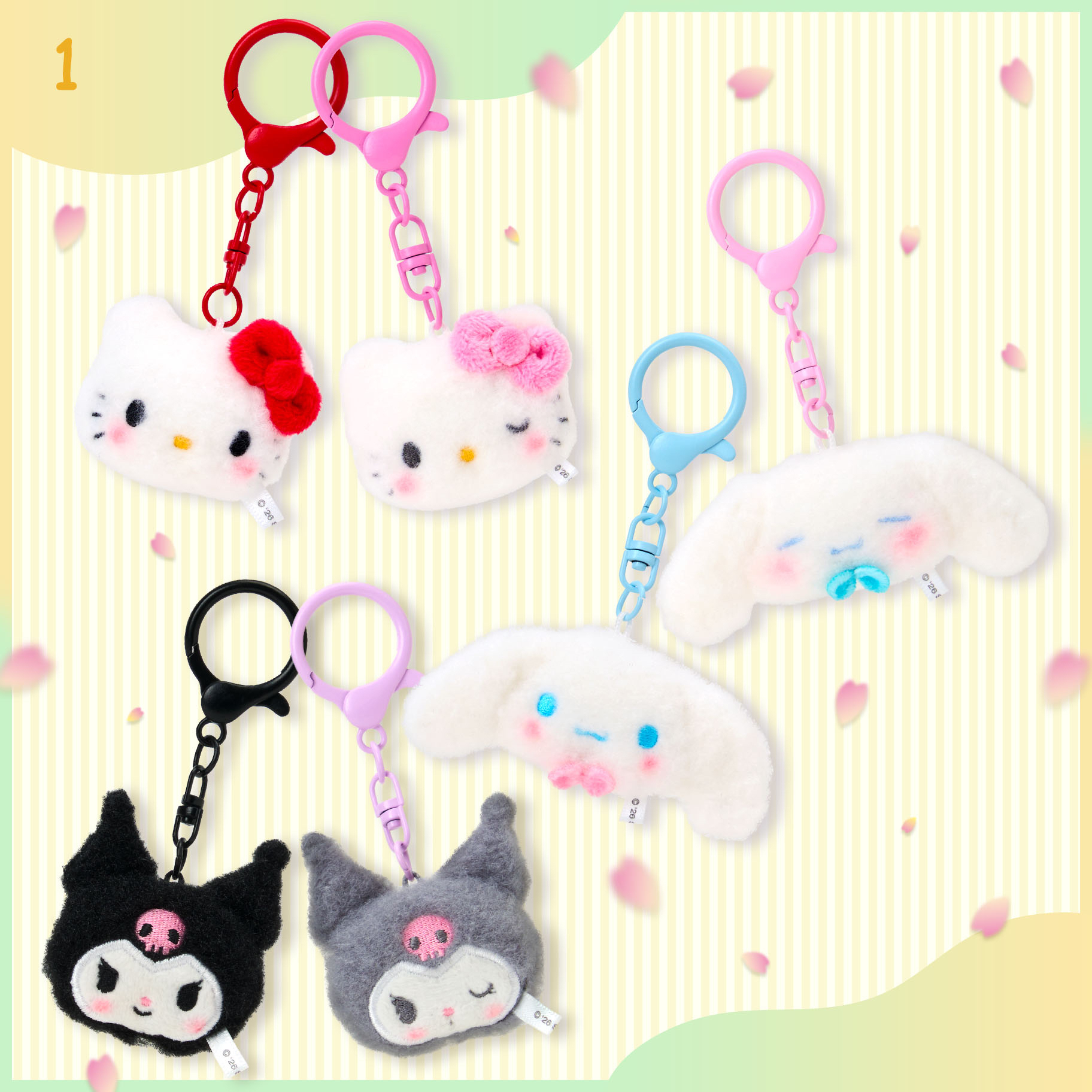 🎀【預訂】 Sanrio 與朋友一起配搭公仔掛飾