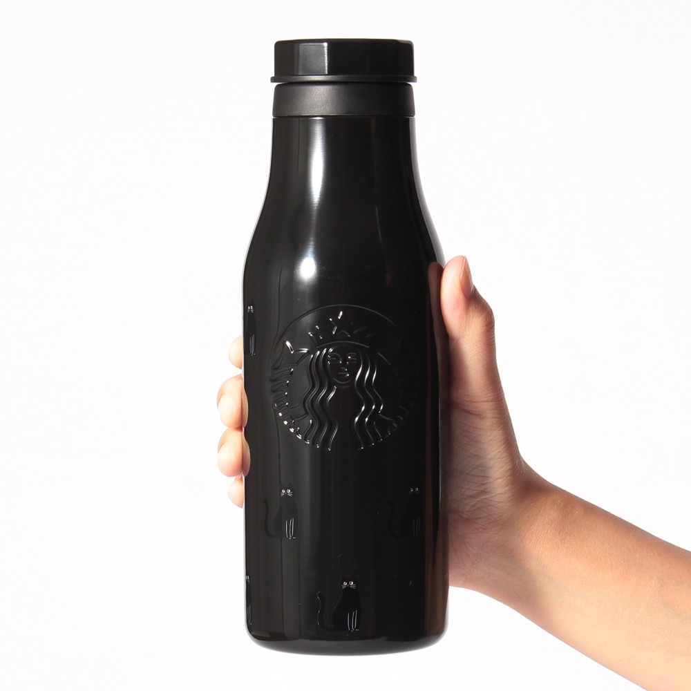 🎀【預訂】Starbucks JP MOON LIGHT HALLOWEEN 不鏽鋼黑色夜光保溫杯 473ml