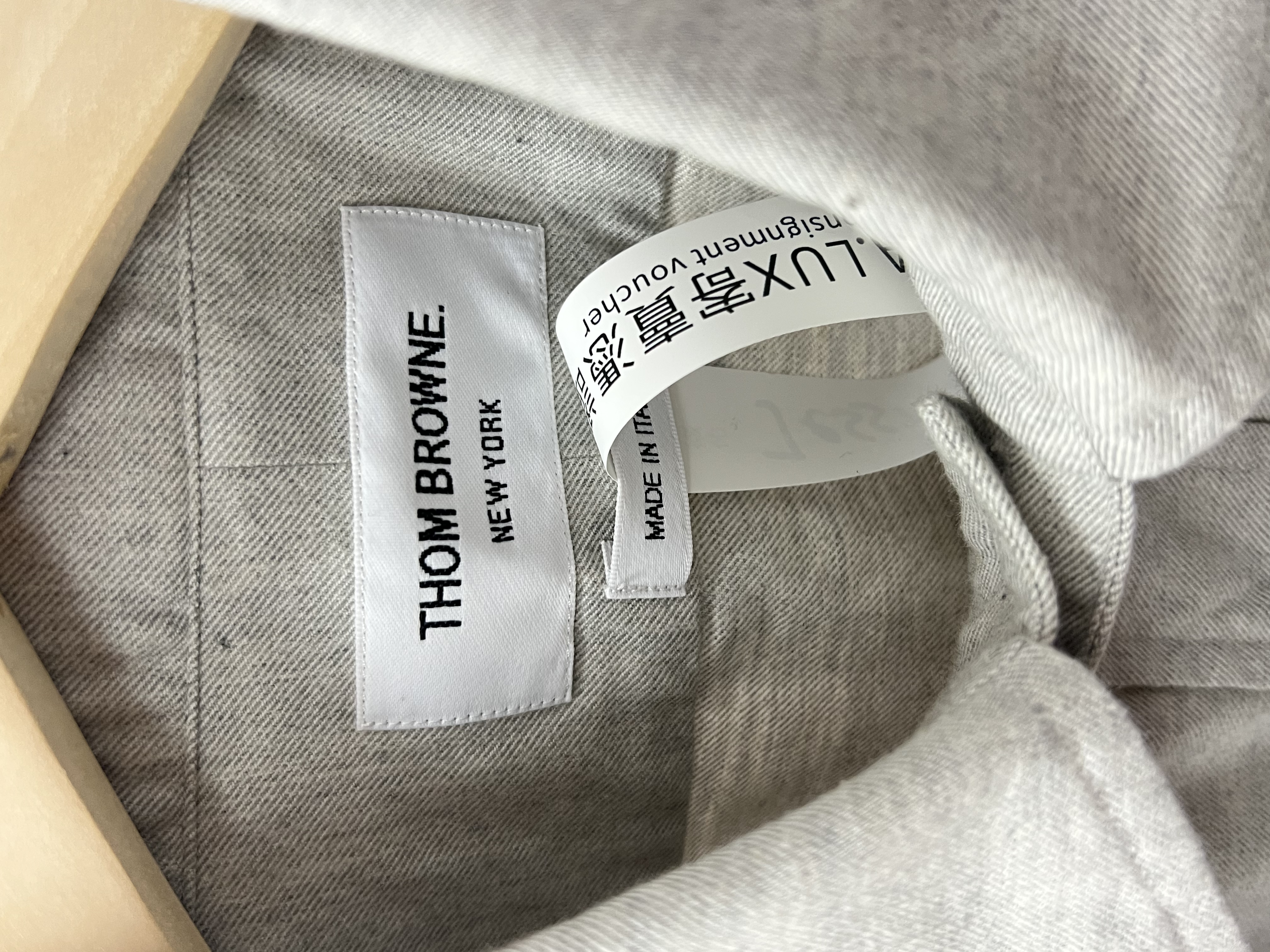 Pre-owned Tom Browne Chambray 4 Bar Shirt / Product Code: 26041222