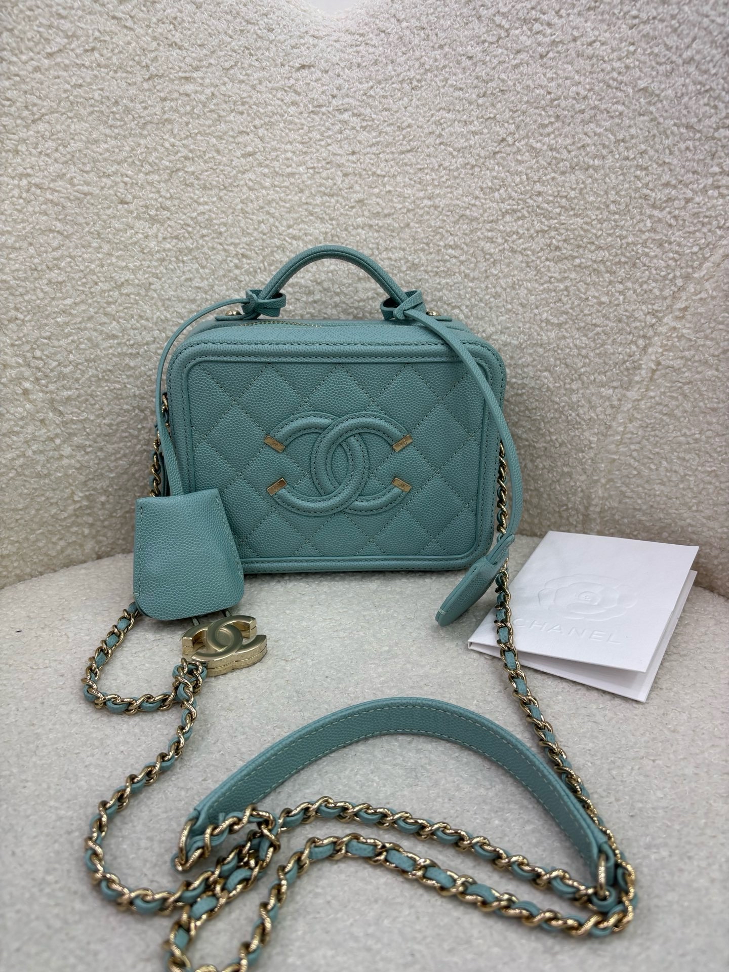 Pre-owned Chanel Vanity cameras case