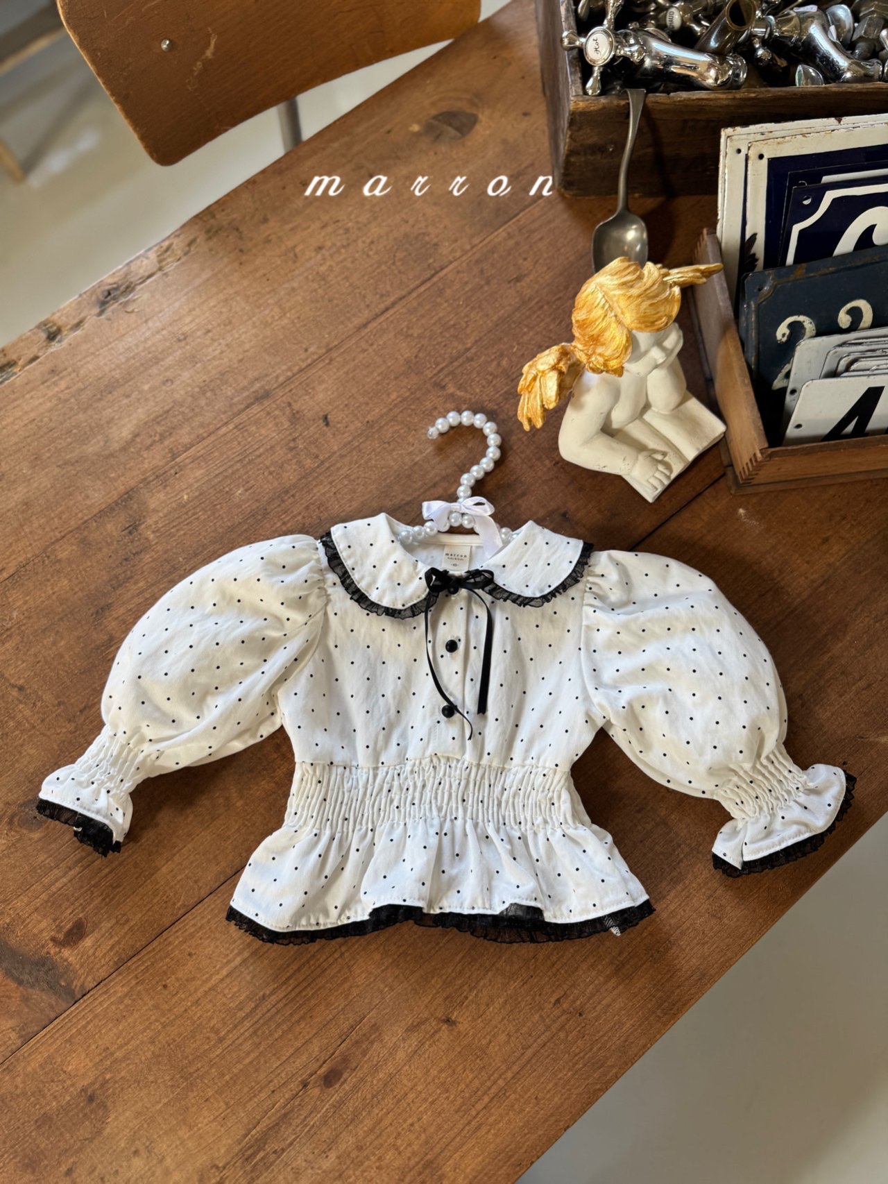 🇰🇷Marron blouse