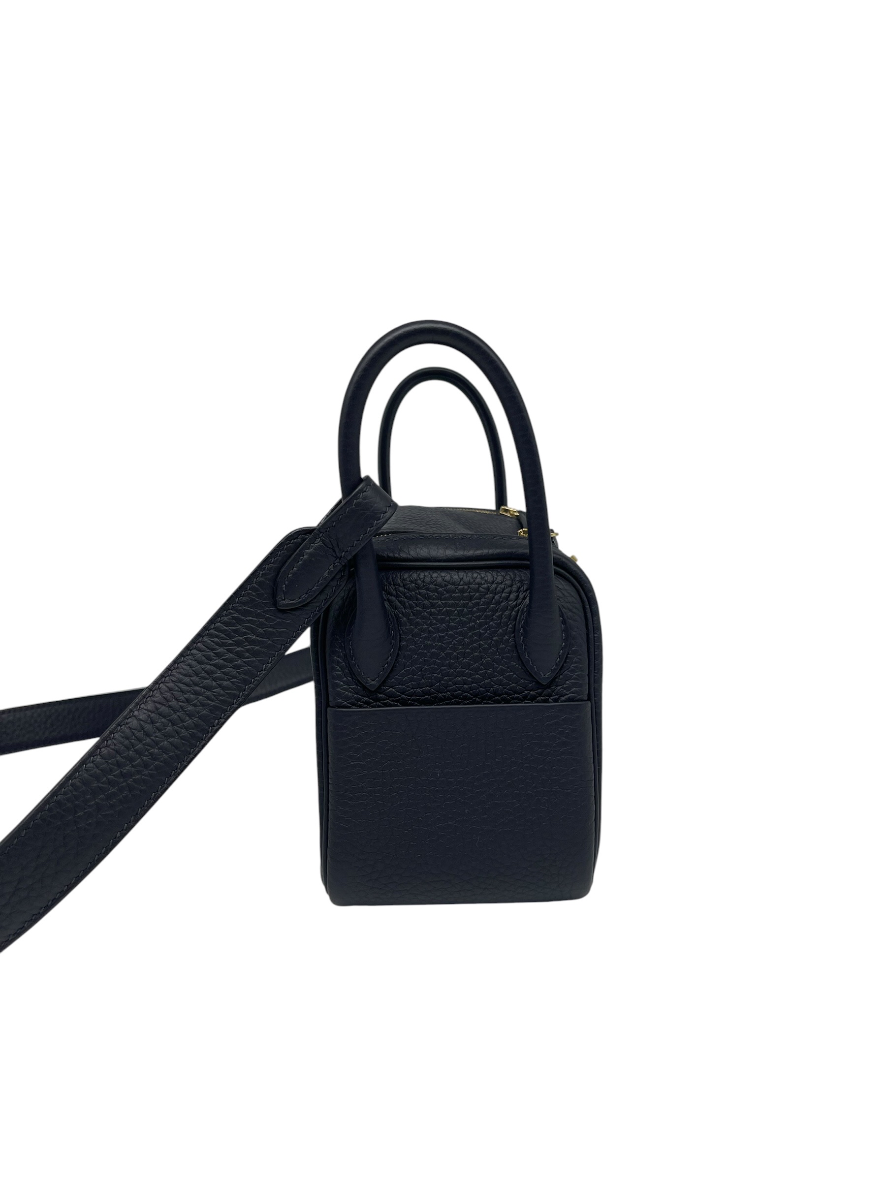 Pre-owned Hermes Mini Lindy / Caban / Stamp K / Product Code: 071503