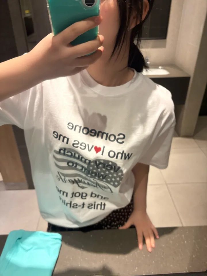 Oversized Retro Heart Graphic Top