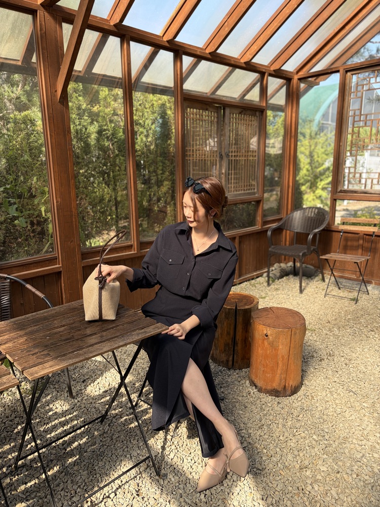 The Colette Wrap Set (Navy)