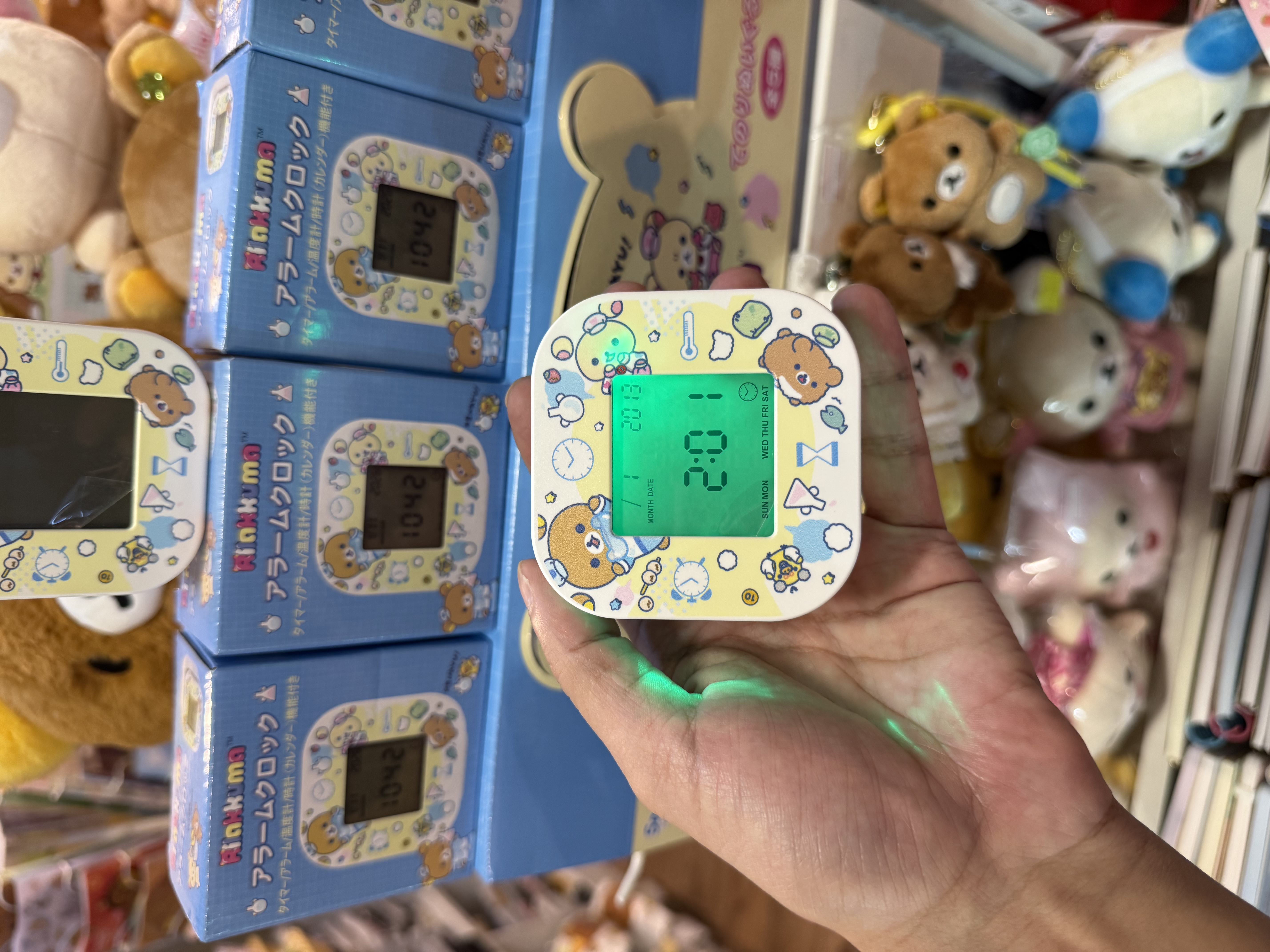 《現貨》全新rilakkuma 實驗室系列鬧鐘 使用3粒AAA電芯（另外配）