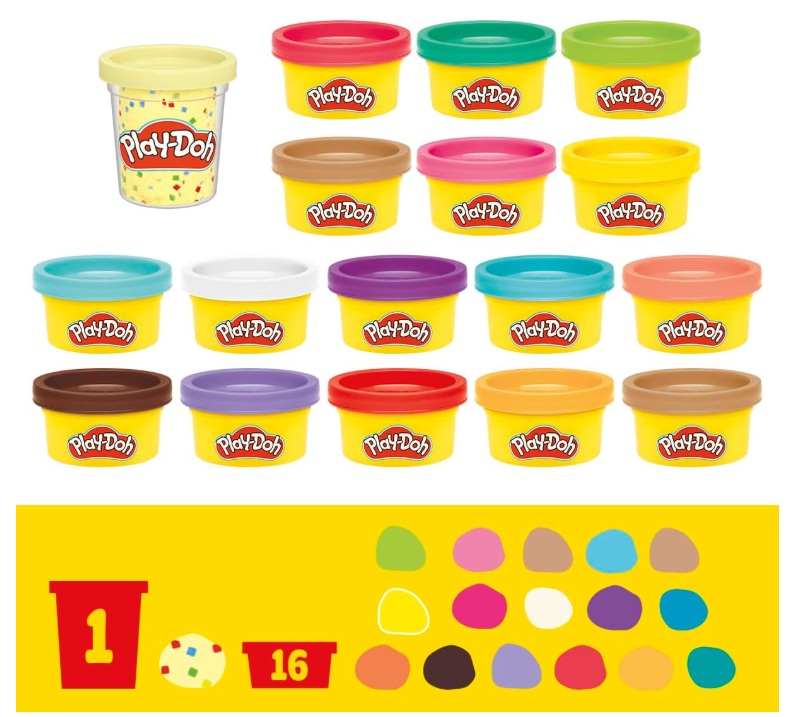 Play-Doh 培樂多 -14天 倒數日曆泥膠及配件玩具 (適合 3 歲以上的兒童) 