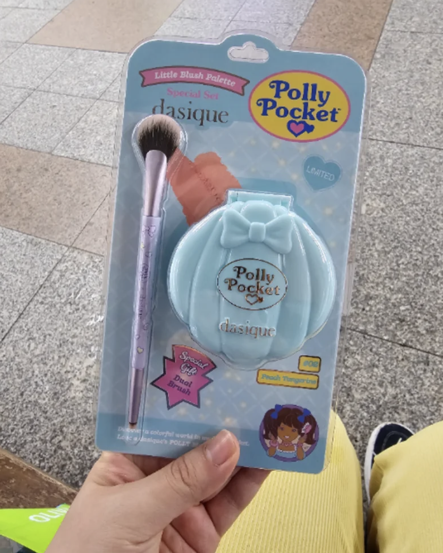 韓國 Dasique x Polly Pocket 聯名 迷你眼頰胭脂盤3款任選｜Little Blush Palette