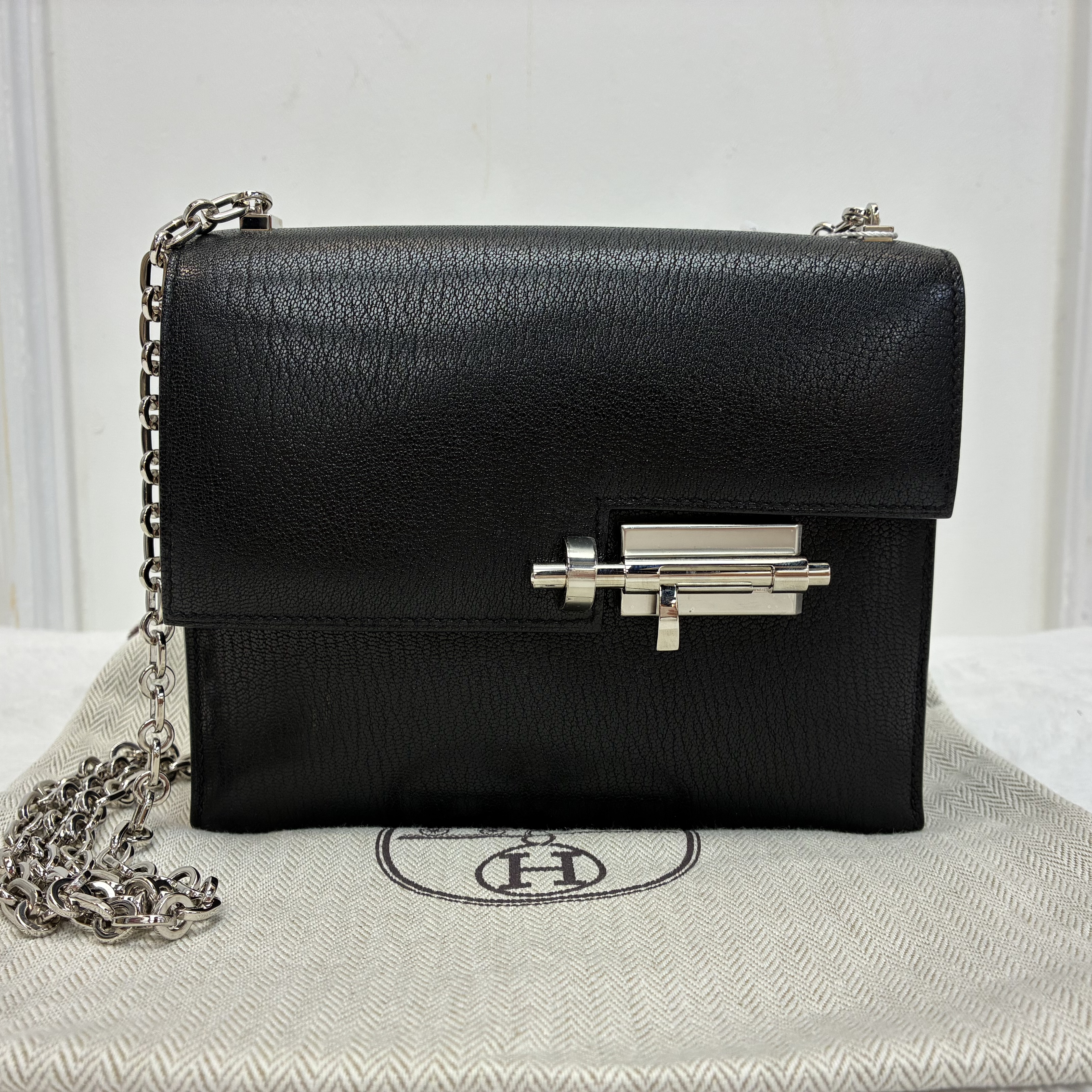 Hermes Mini Chevre Mysore Verrou Chaine 