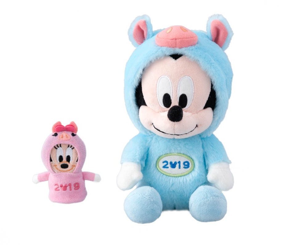 [現貨] [東京迪士尼樂園] 干支2019米奇毛公仔