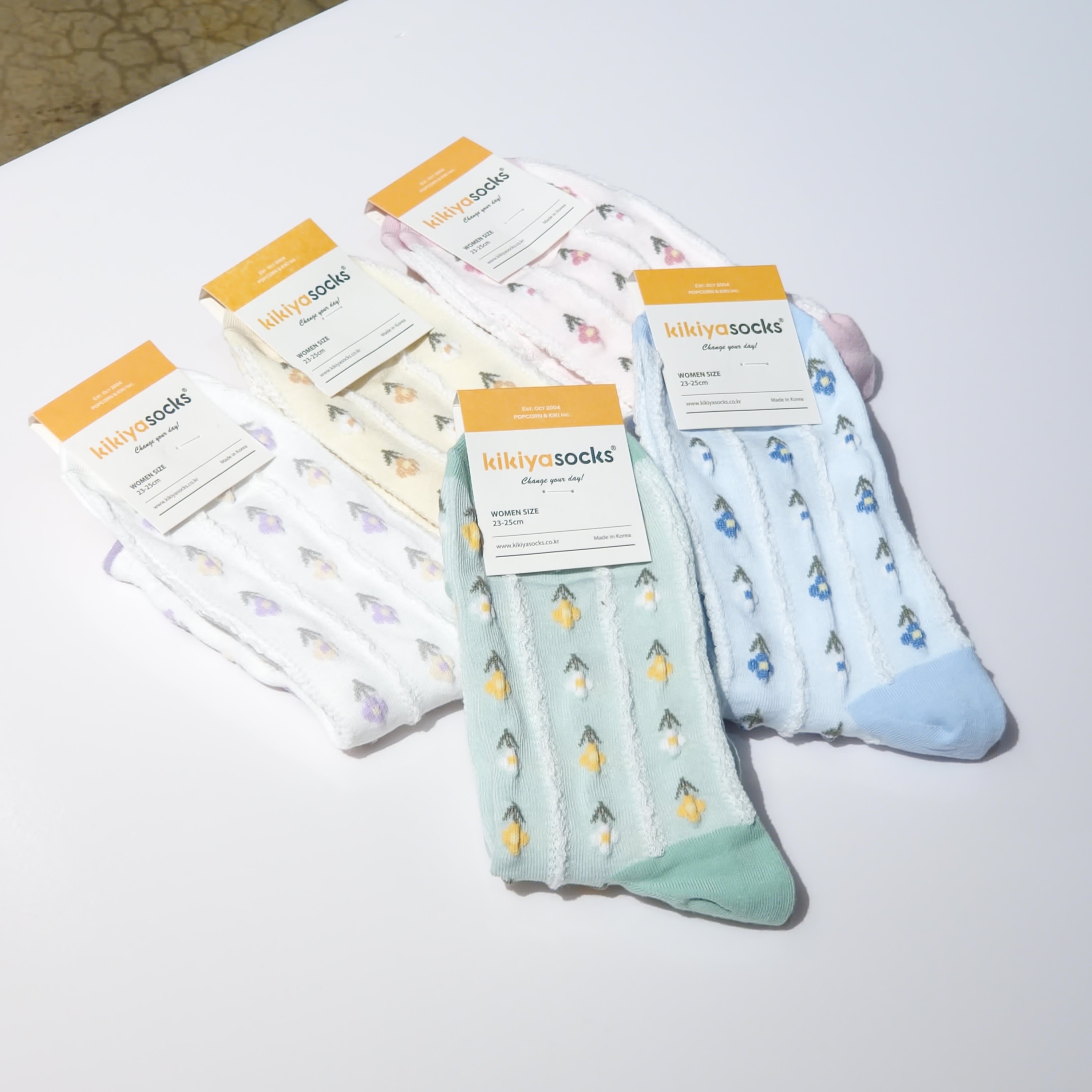 Kikiya Blooming Days Mid Socks