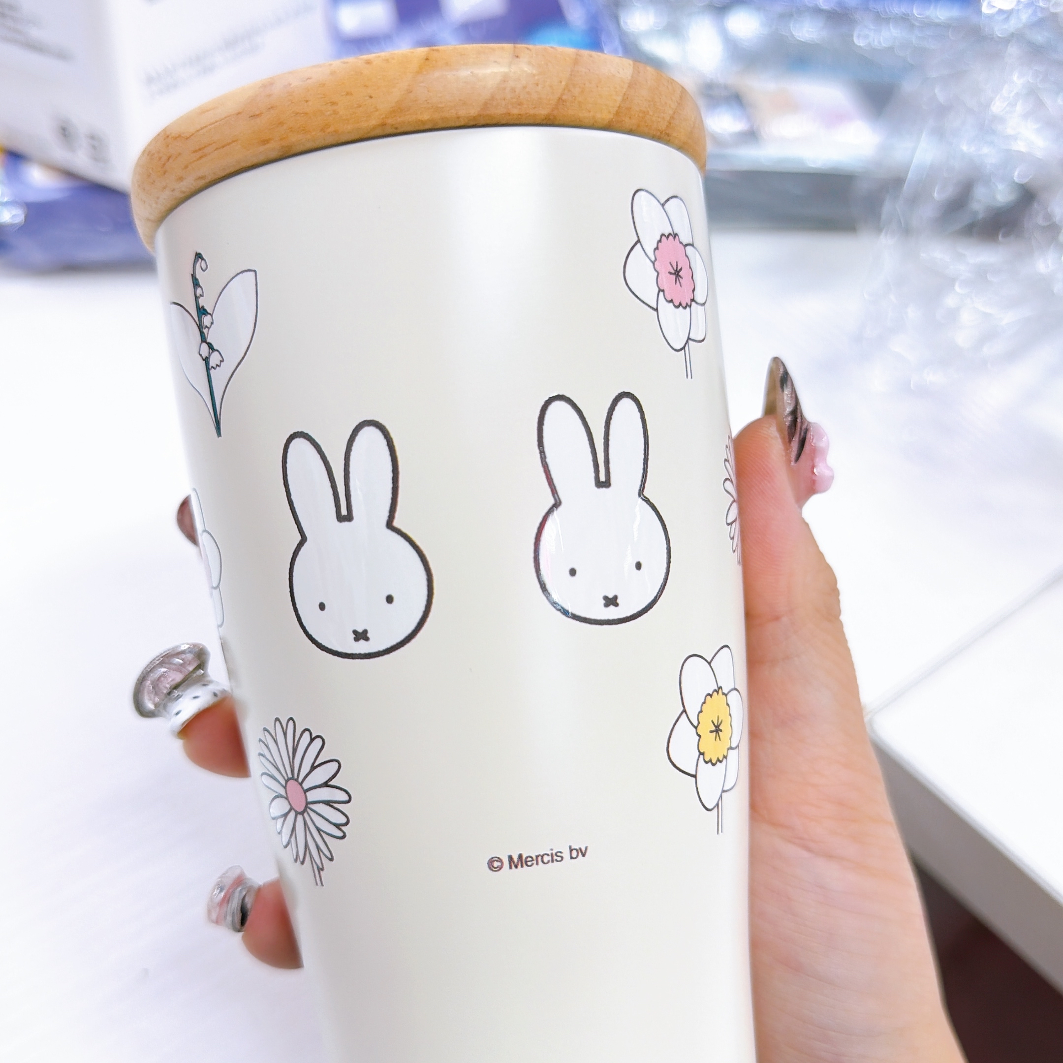 日本直送Miffy 有蓋保溫杯