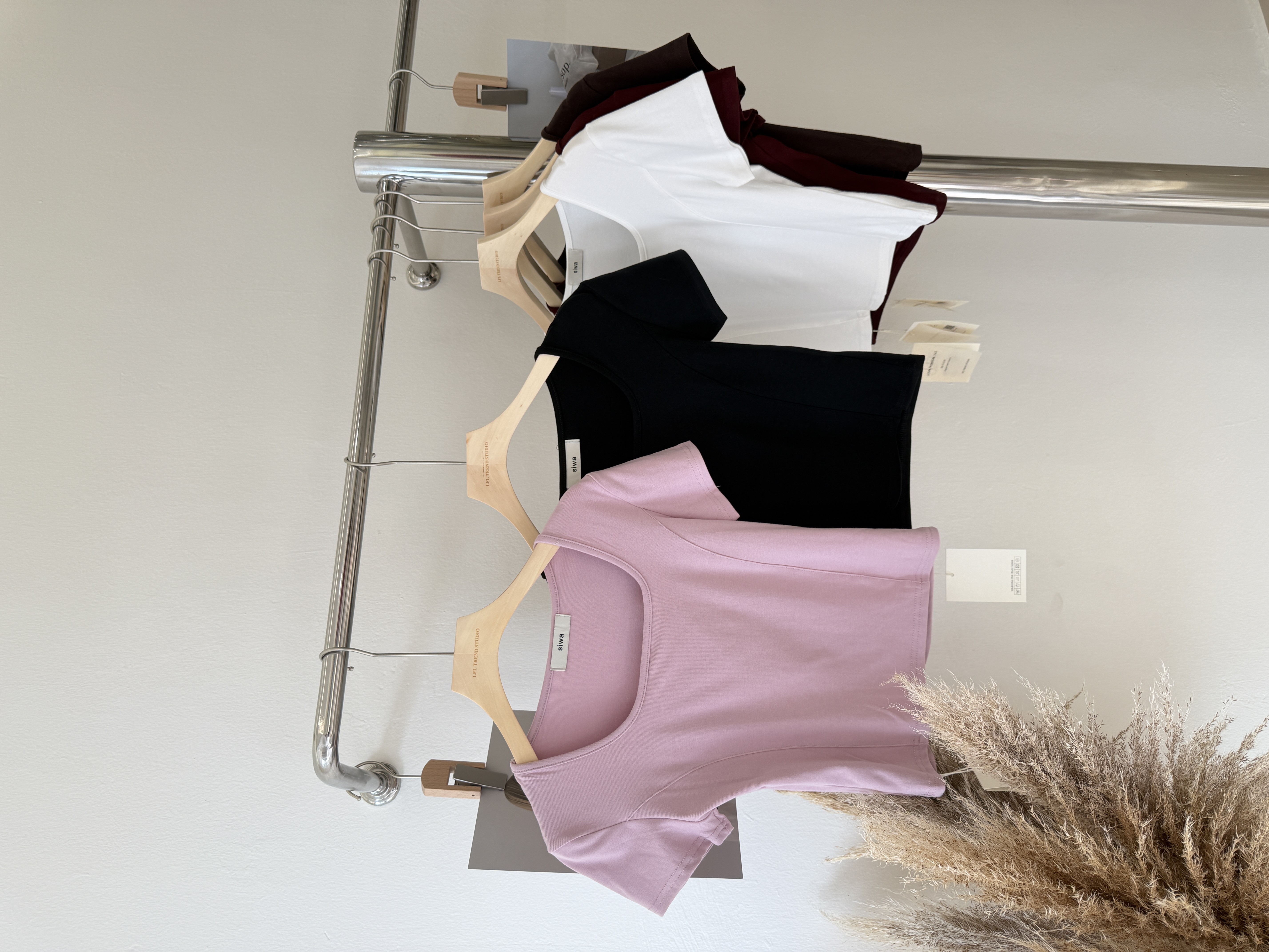 6561 爆款显瘦百搭方领上衣