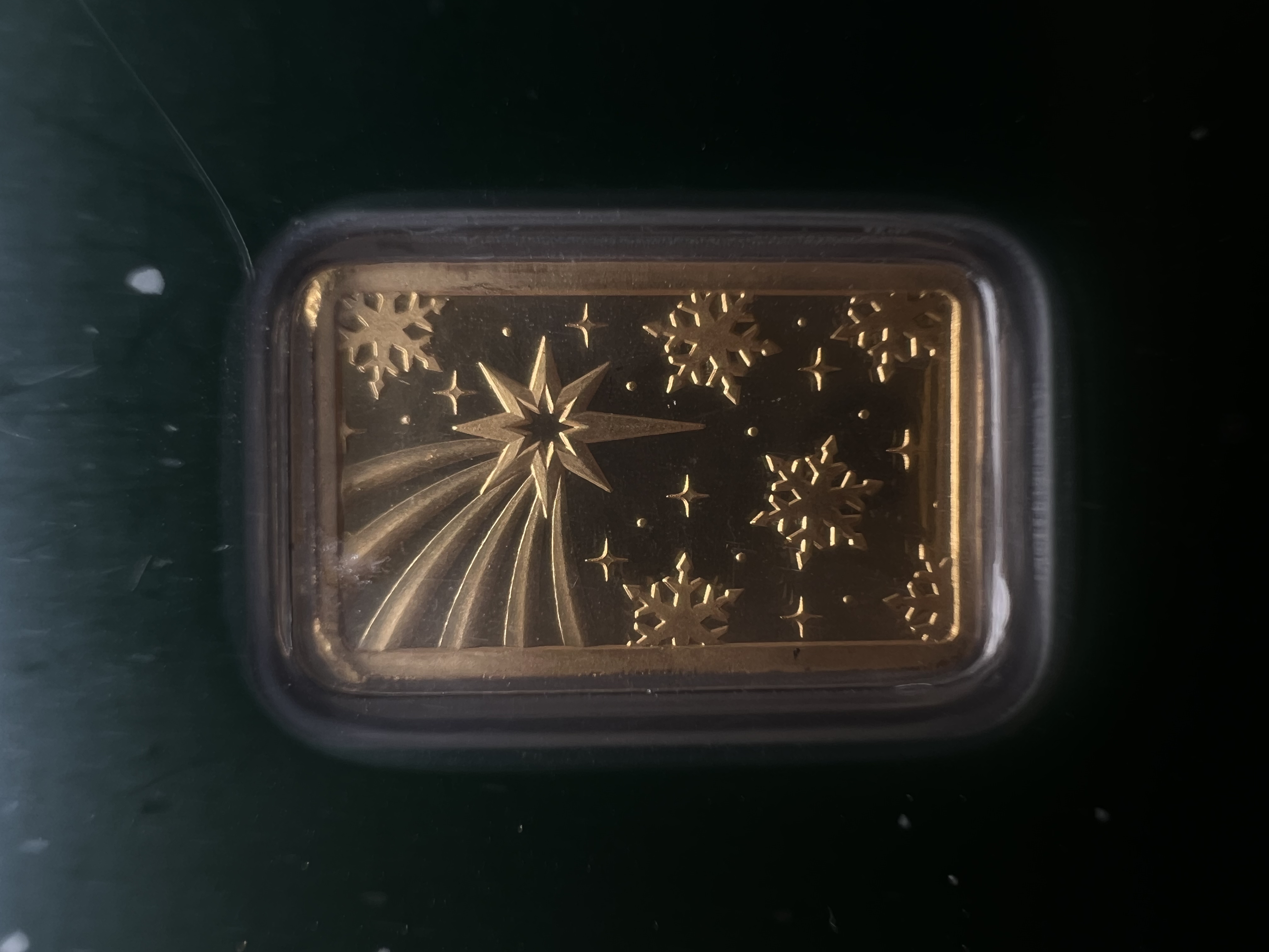 (SN:334) BAIRD MINT Rare Christmas 1g 🇬🇧UK Limited Gold Bar Emas 999.9 圣诞节