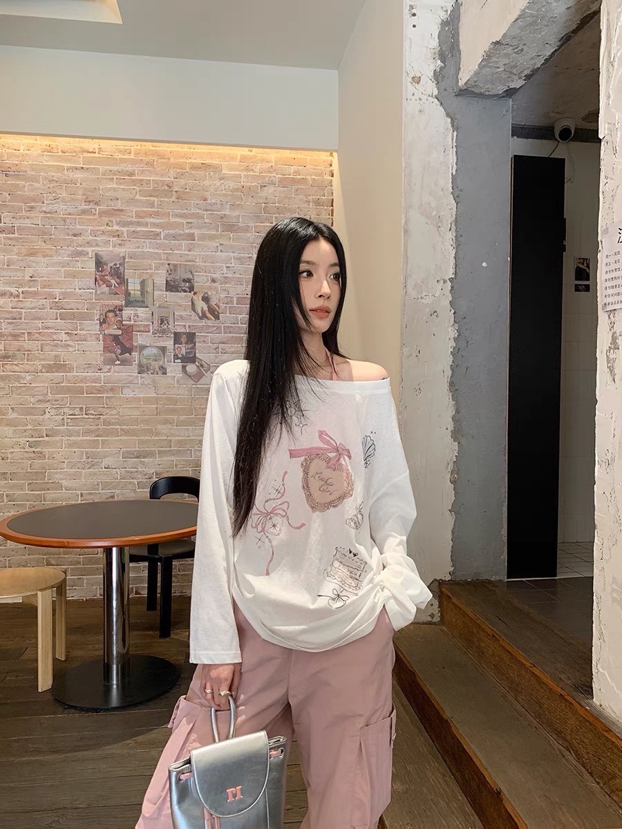 TP460爱心印花罩衫