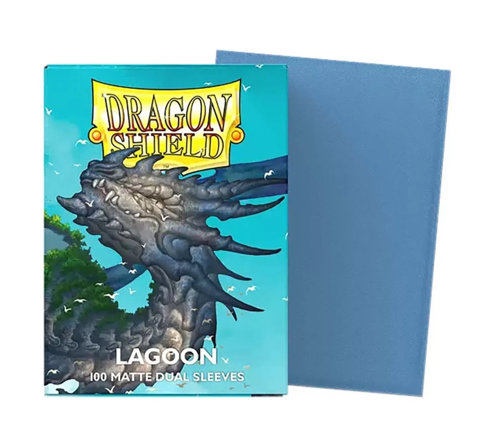 Dragon Shield 100 - Standard Deck Protector Sleeves - Dual Matte - Lagoon(Saras) - AT-15048