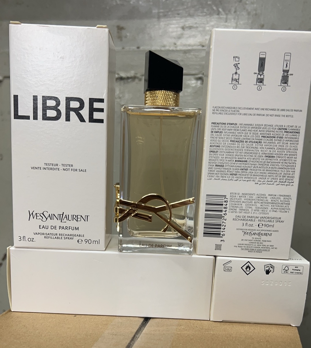 YSL 自由之水edp 90ml （白盒）