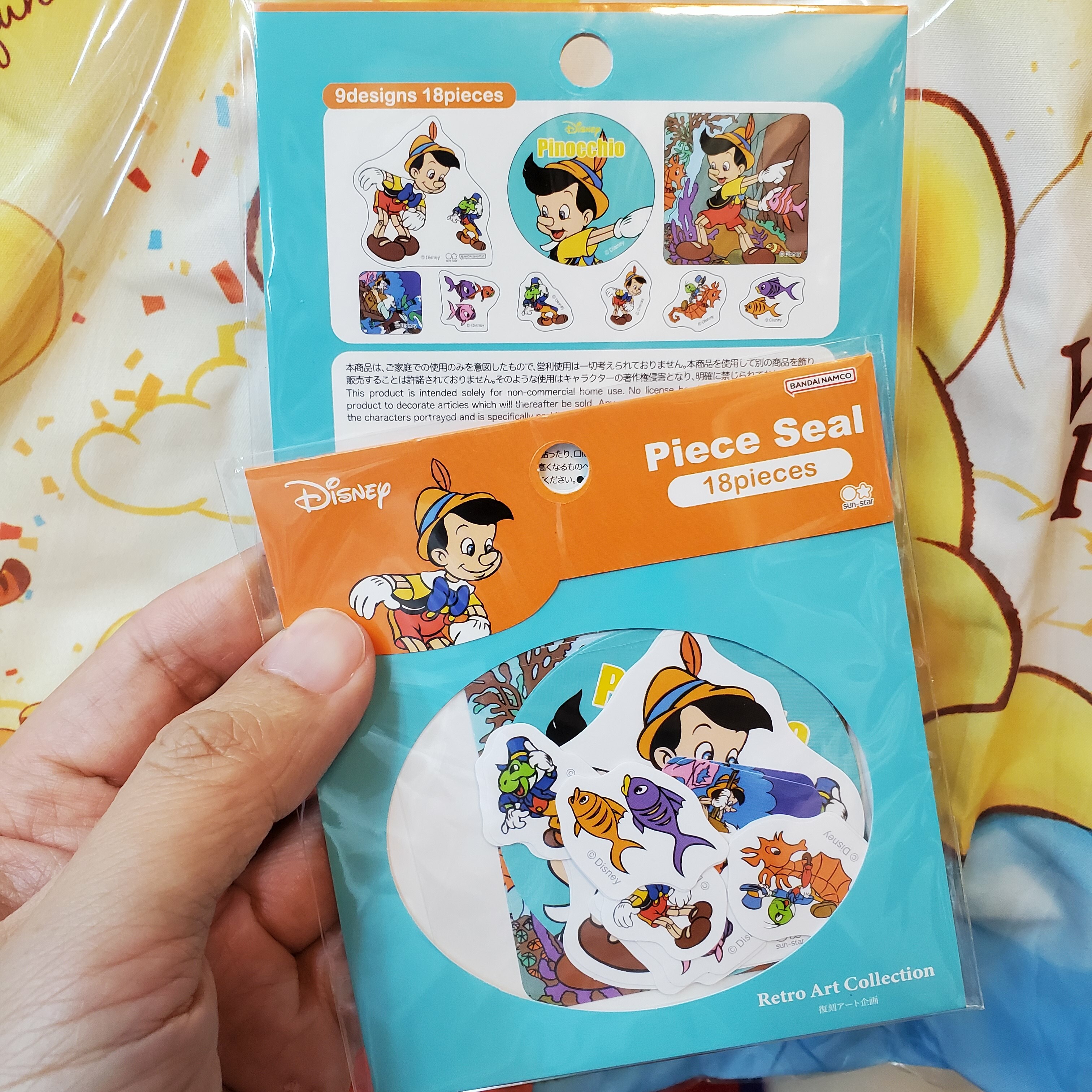 [現貨] [日本製] PINOCCHIO | 貼紙 {TF2311014}