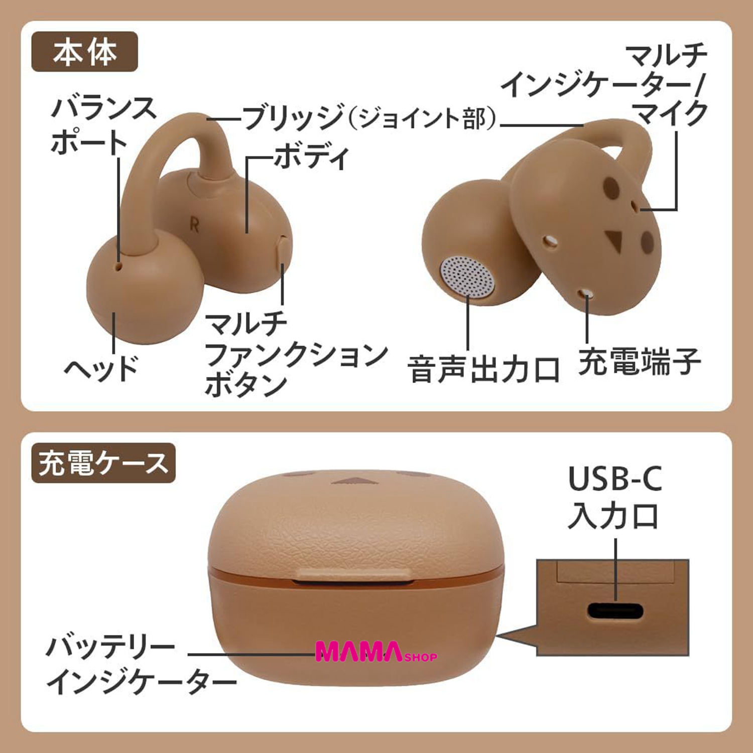 日本直送cheero Wireless Open Earphones Smart Pro DANBOARD ver. 紙箱人無線夾耳式耳機
