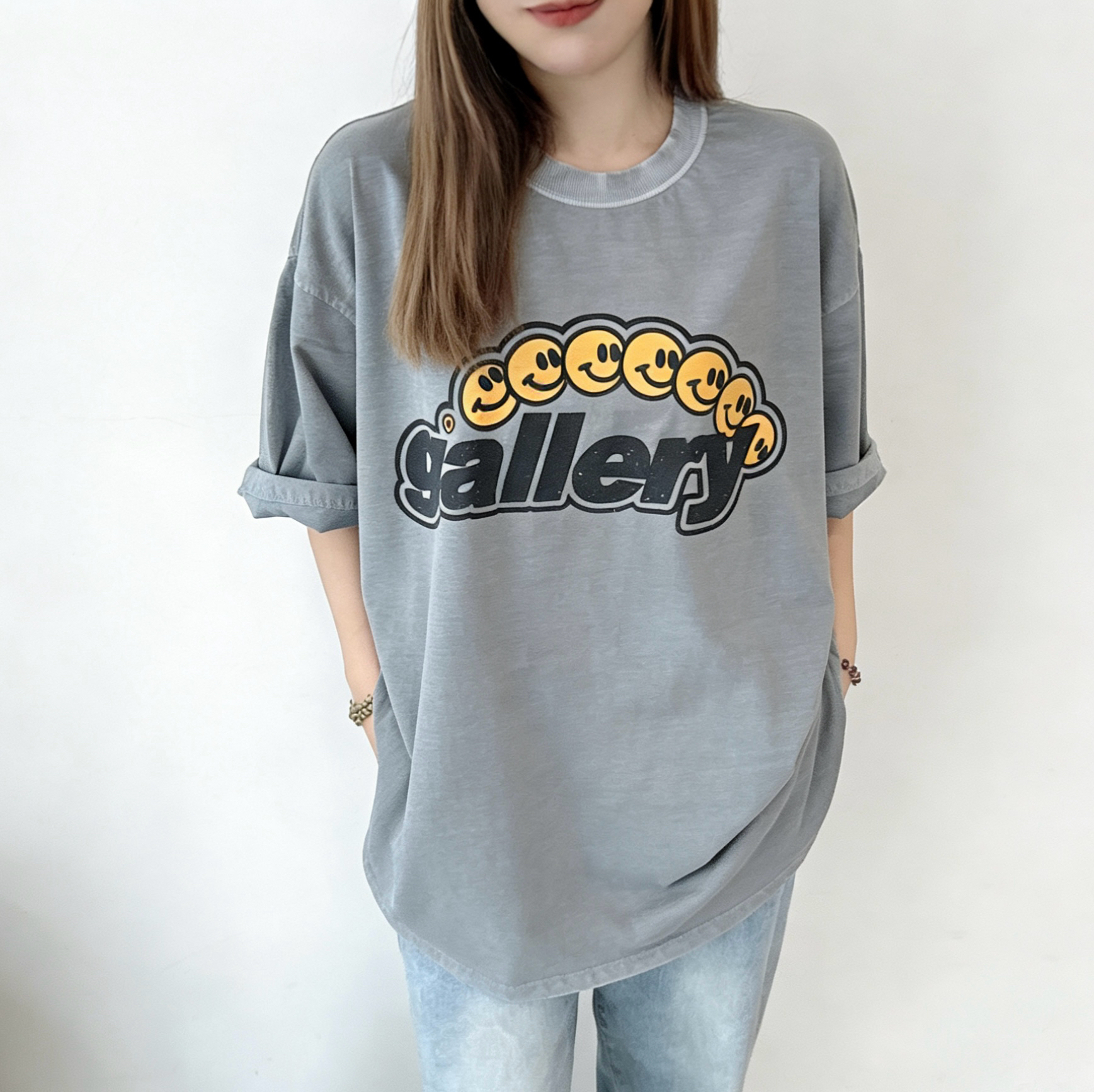 🌼初春優惠🍀 撞色Print Tee 