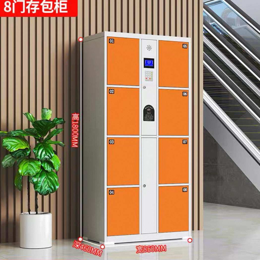 超市電子儲物櫃 學校商場人臉條碼智能寄存櫃 指紋掃碼儲物櫃 Storage locker