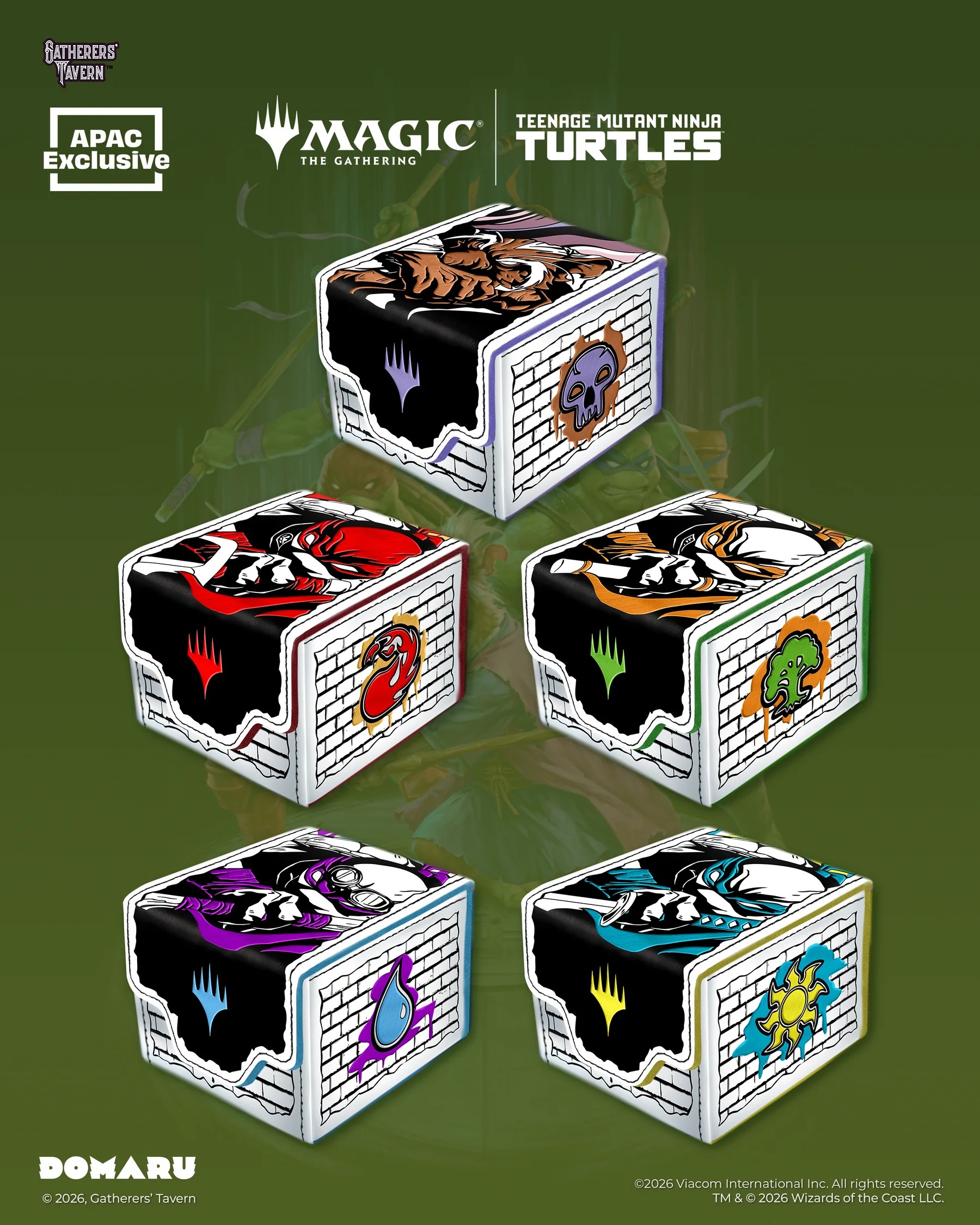 Teenage Mutant Ninja Turtles DOMARU Boxes