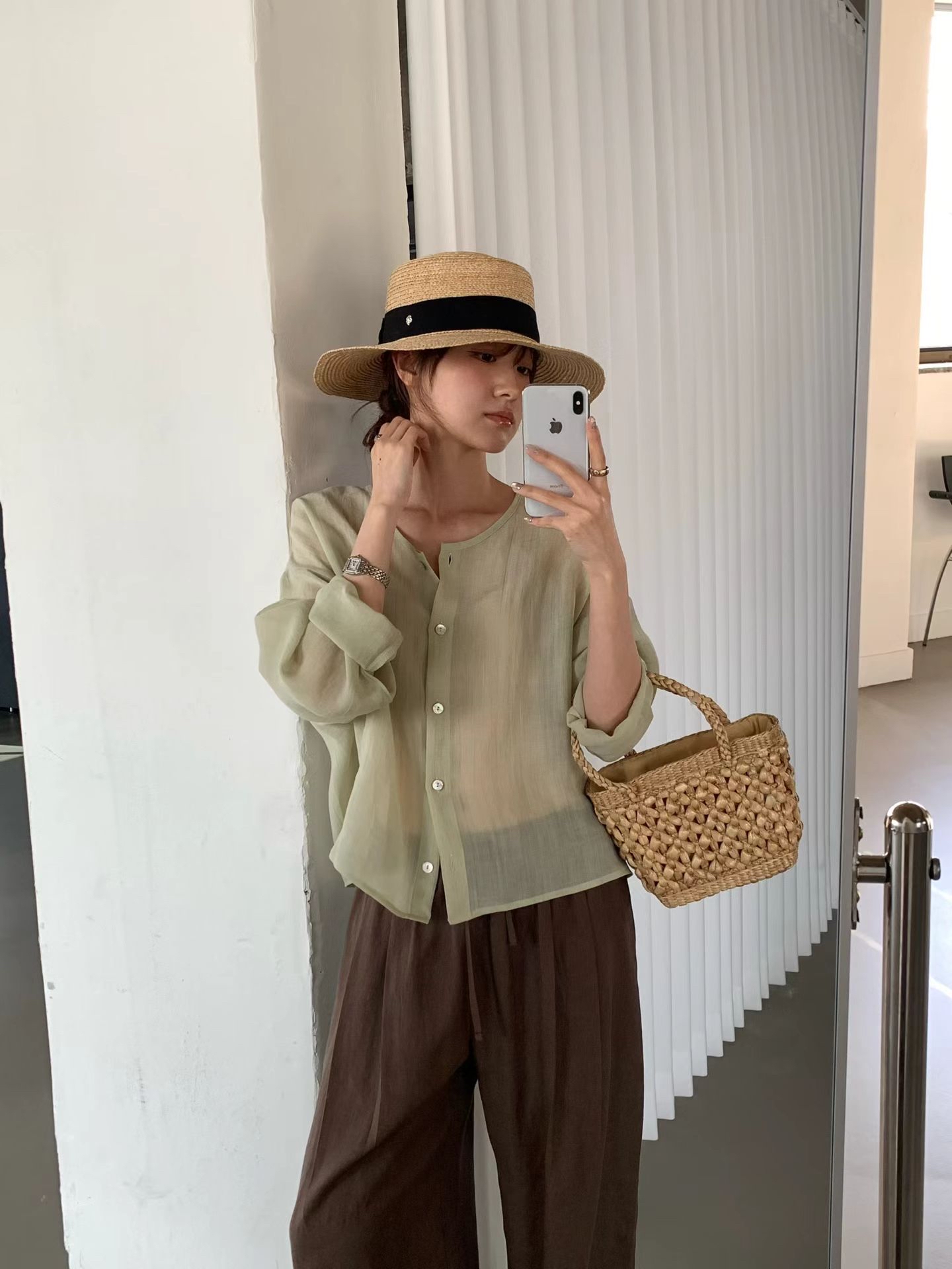 🇰🇷東大門女裝 | modern linen shirt