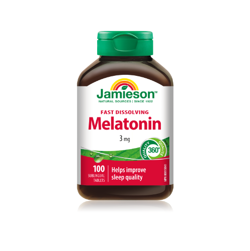 加拿大 Jamieson 增美神褪黑素速溶片 3mg 100粒（新版）